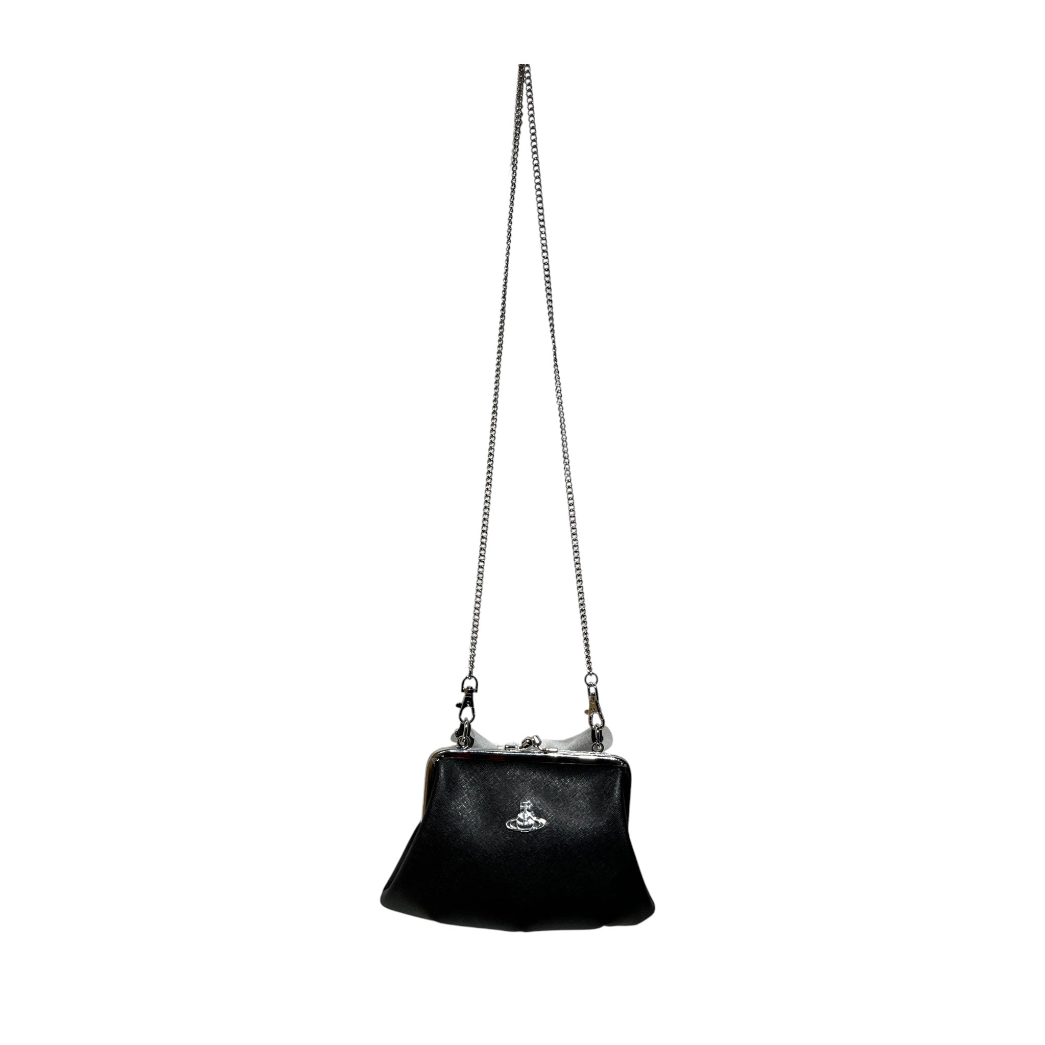 Vivienne Westwood/Cross Body Bag/Leather/BLK/new with wrapping view 5