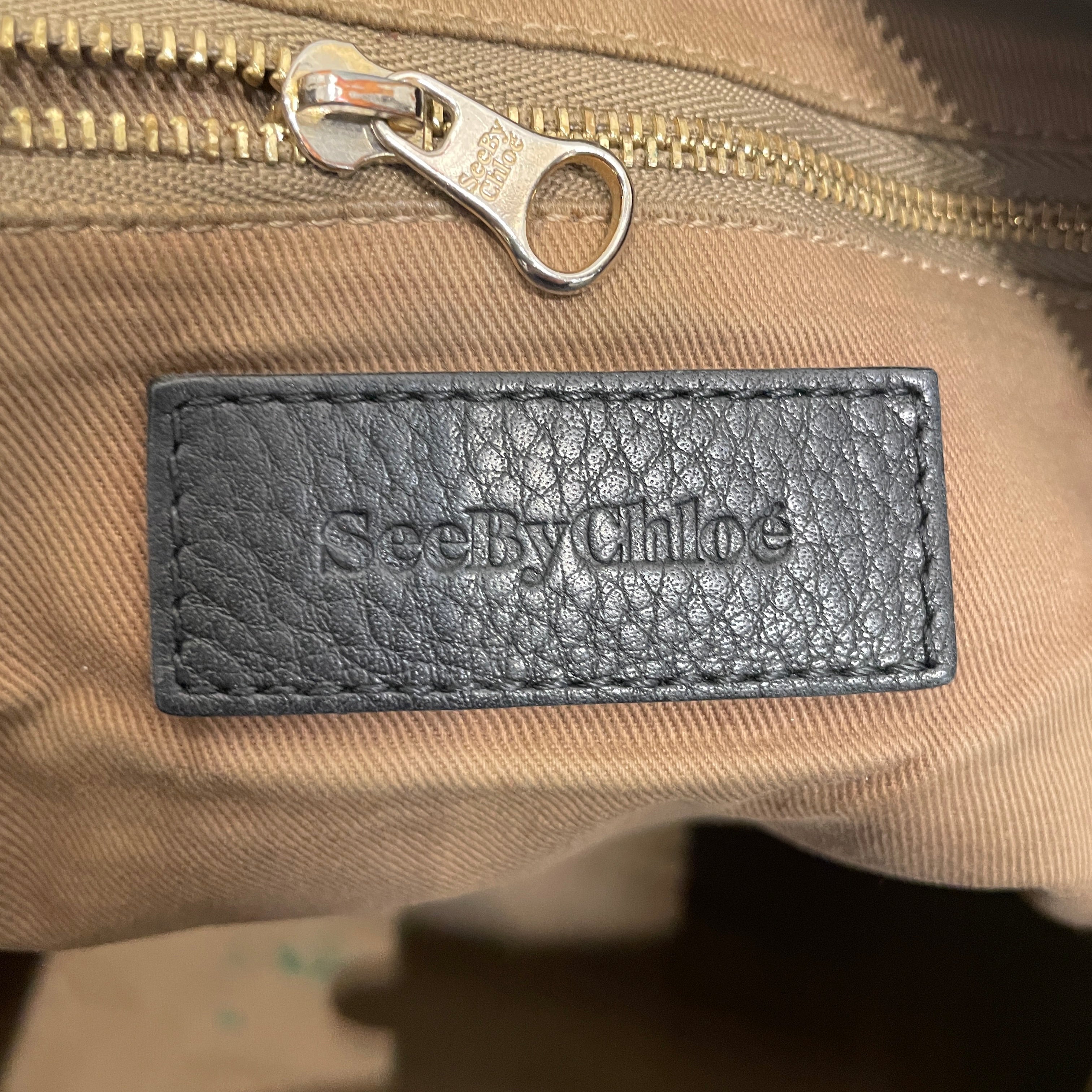 SEE BY CHLOE/Cross Body Bag/Leather/BLK/FRINGE view 5