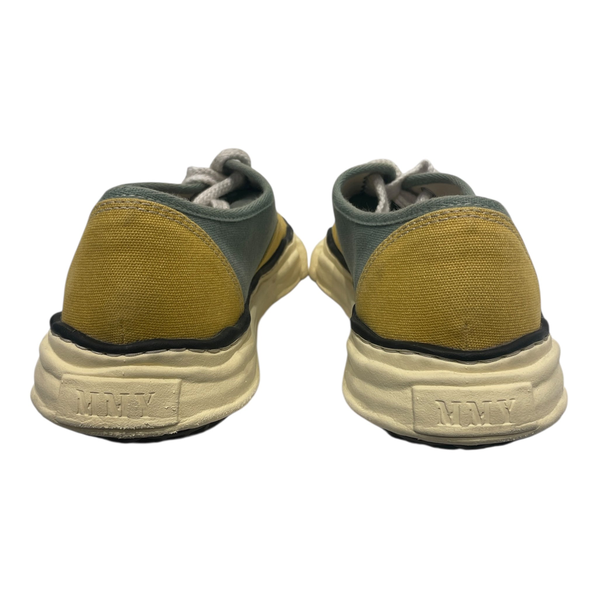 MIHARA YASUHIRO/Low-Sneakers/EU 46/Cotton/MLT/GREEN YELLOW/ WHITE LACES view 4
