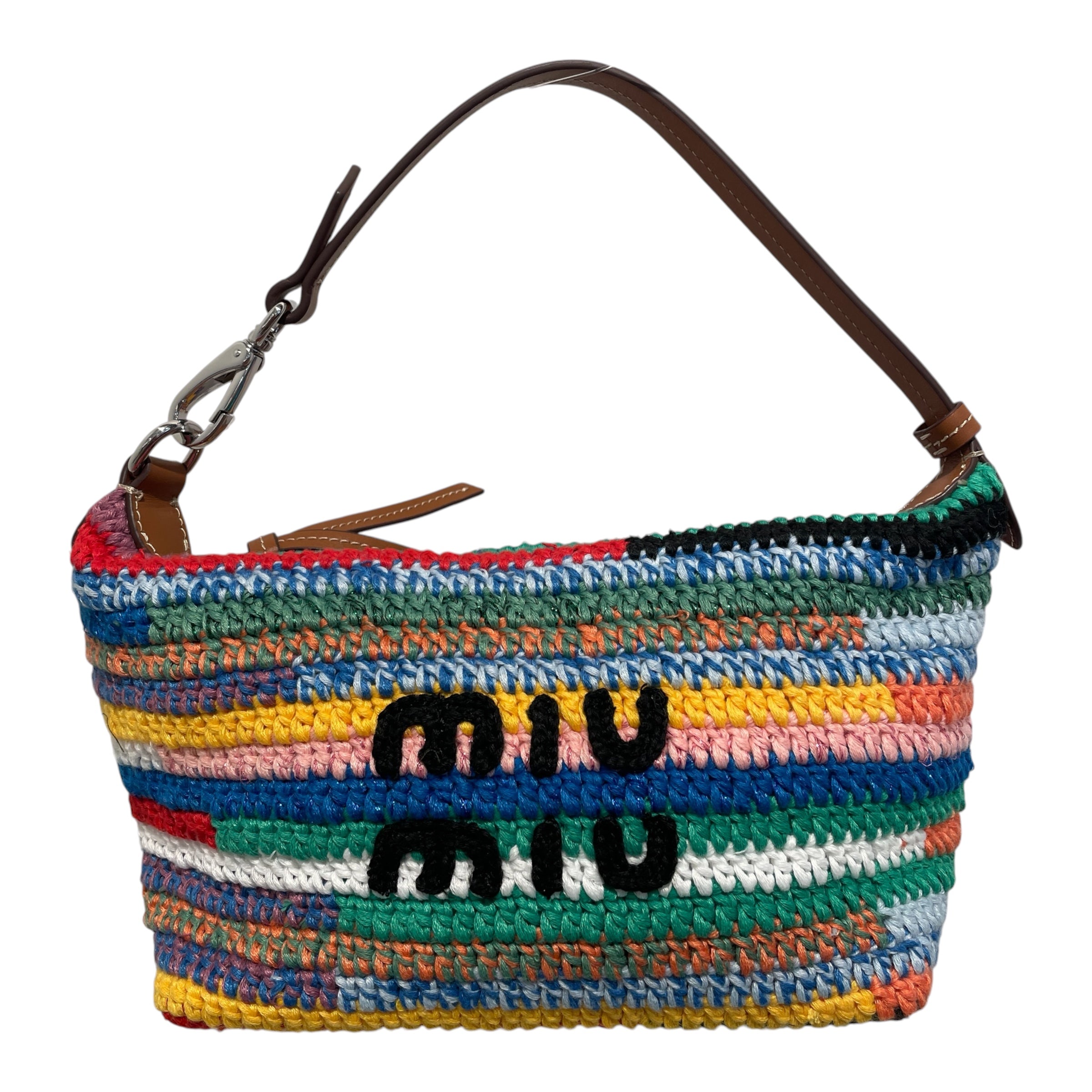 MIU MIU/Pouch/Cotton/MLT/Crochet Rainbow Pouch view 1