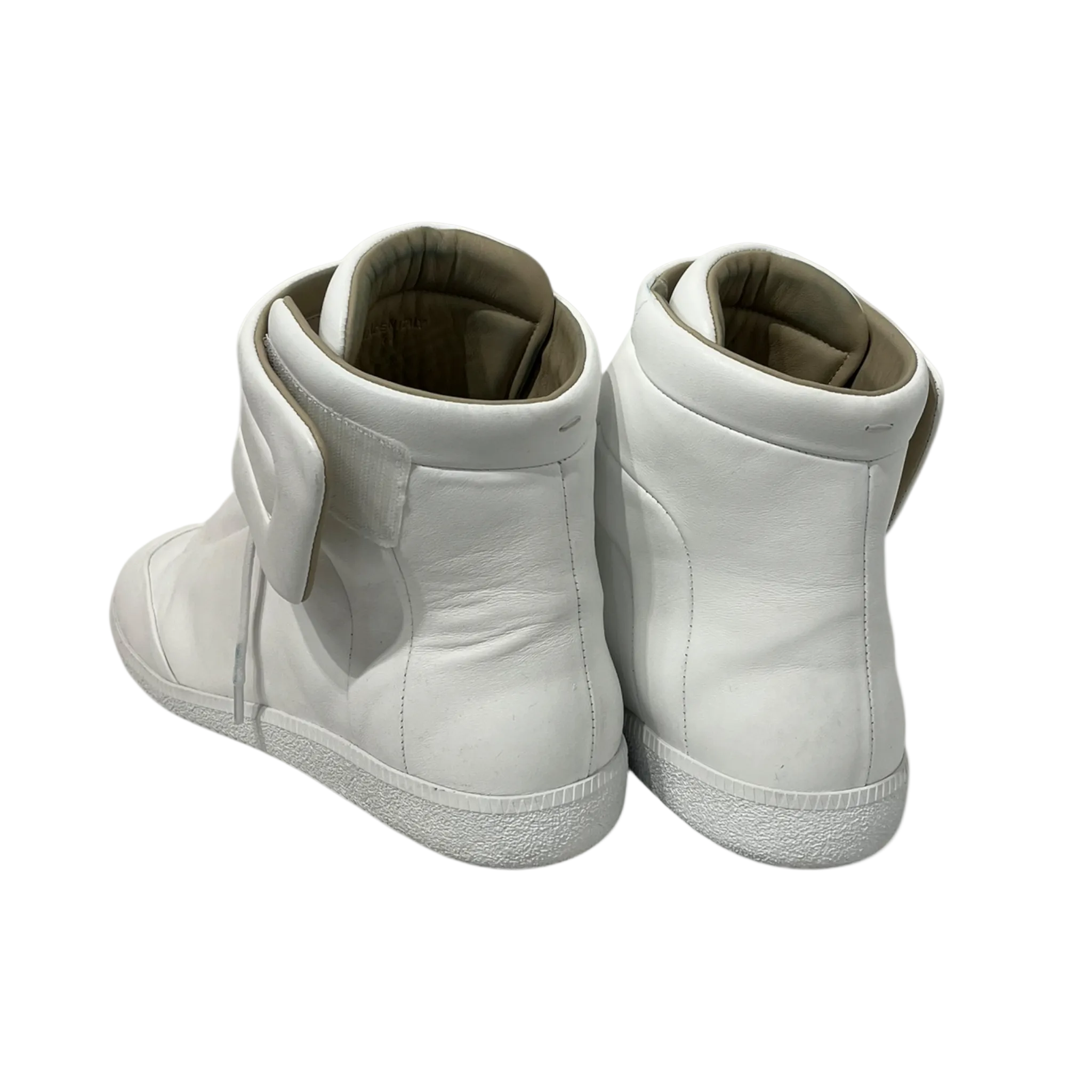 Maison Margiela/Hi-Sneakers/EU 44/Leather/WHT/WHITE FUTURE HI TOP view 2