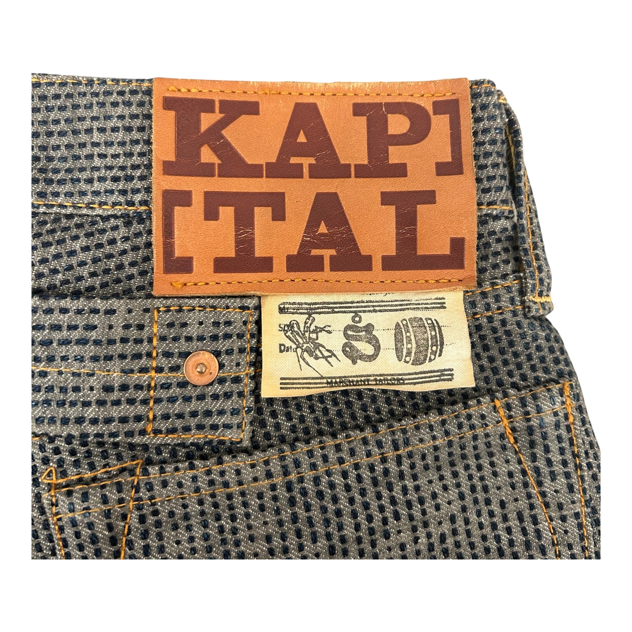 KAPITAL/Pants/28/Cotton/GRY/Polka Dot/CENTURY DENIM view 5