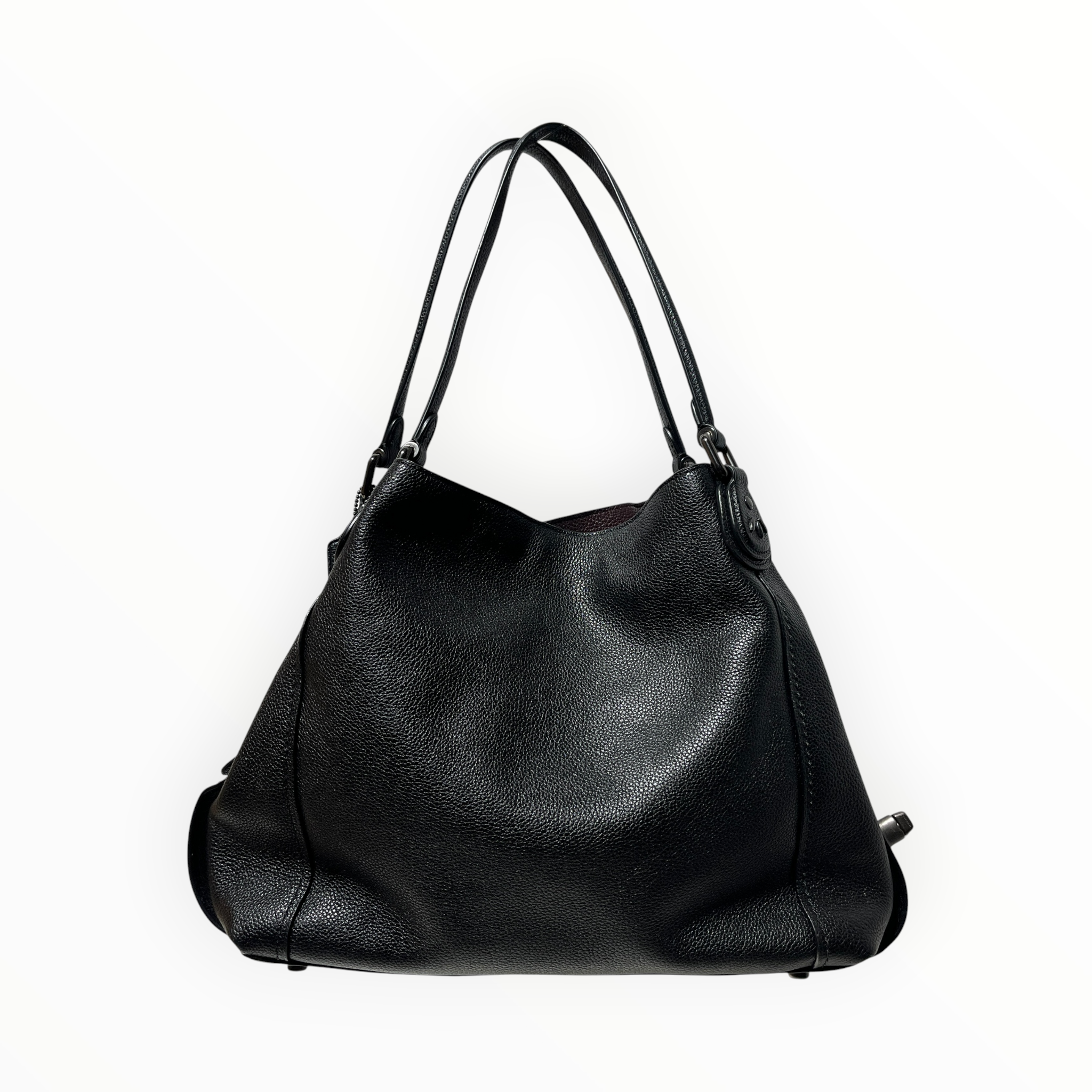 COACH/Hand Bag/Leather/BLK/EDIE 31 STUDDED view 2