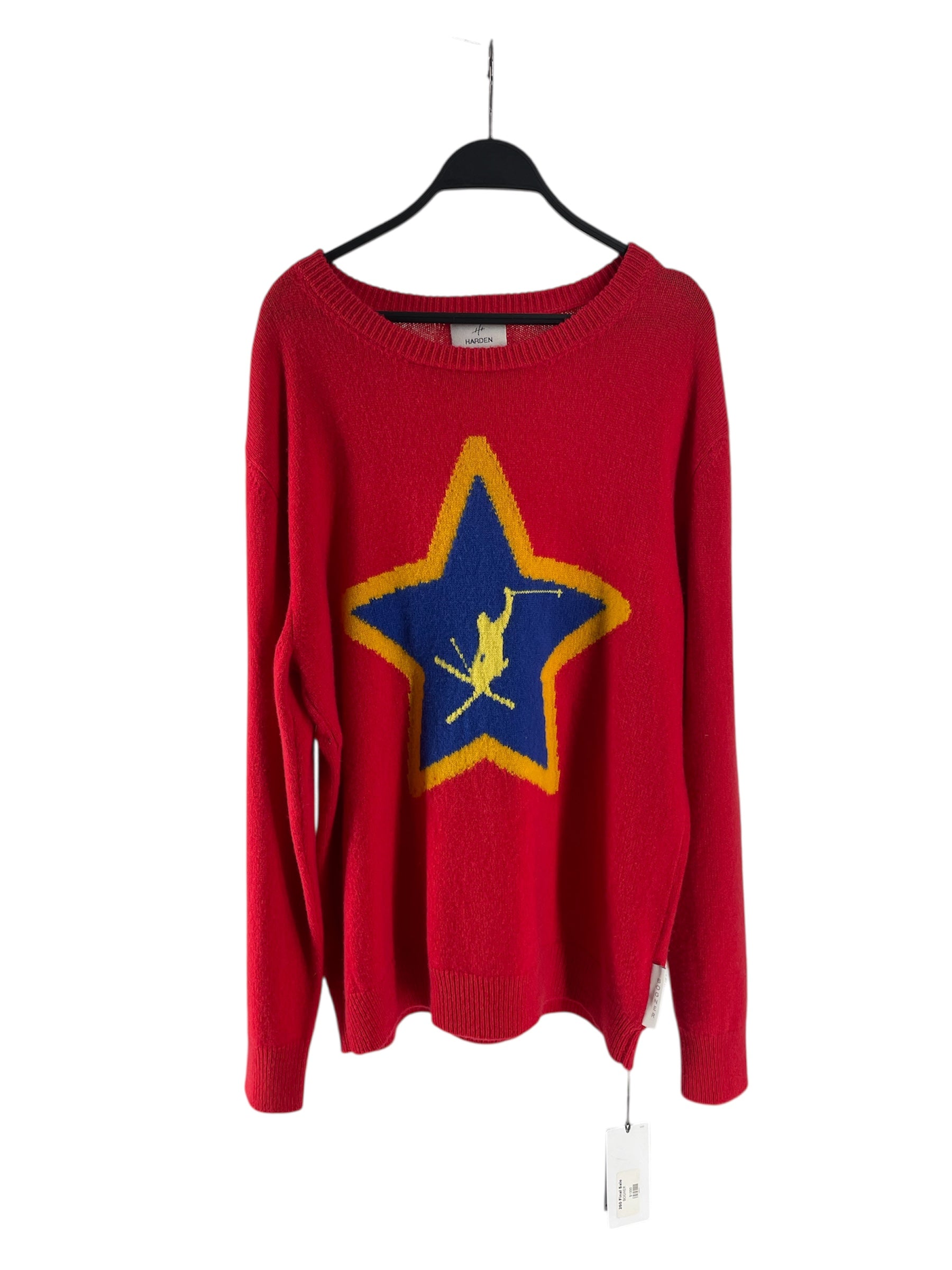 Bogner/Fred Segal/Sweater/L/Graphic/Cashmere/RED/Pullover/8645-8023 535 AIR STAR view 1