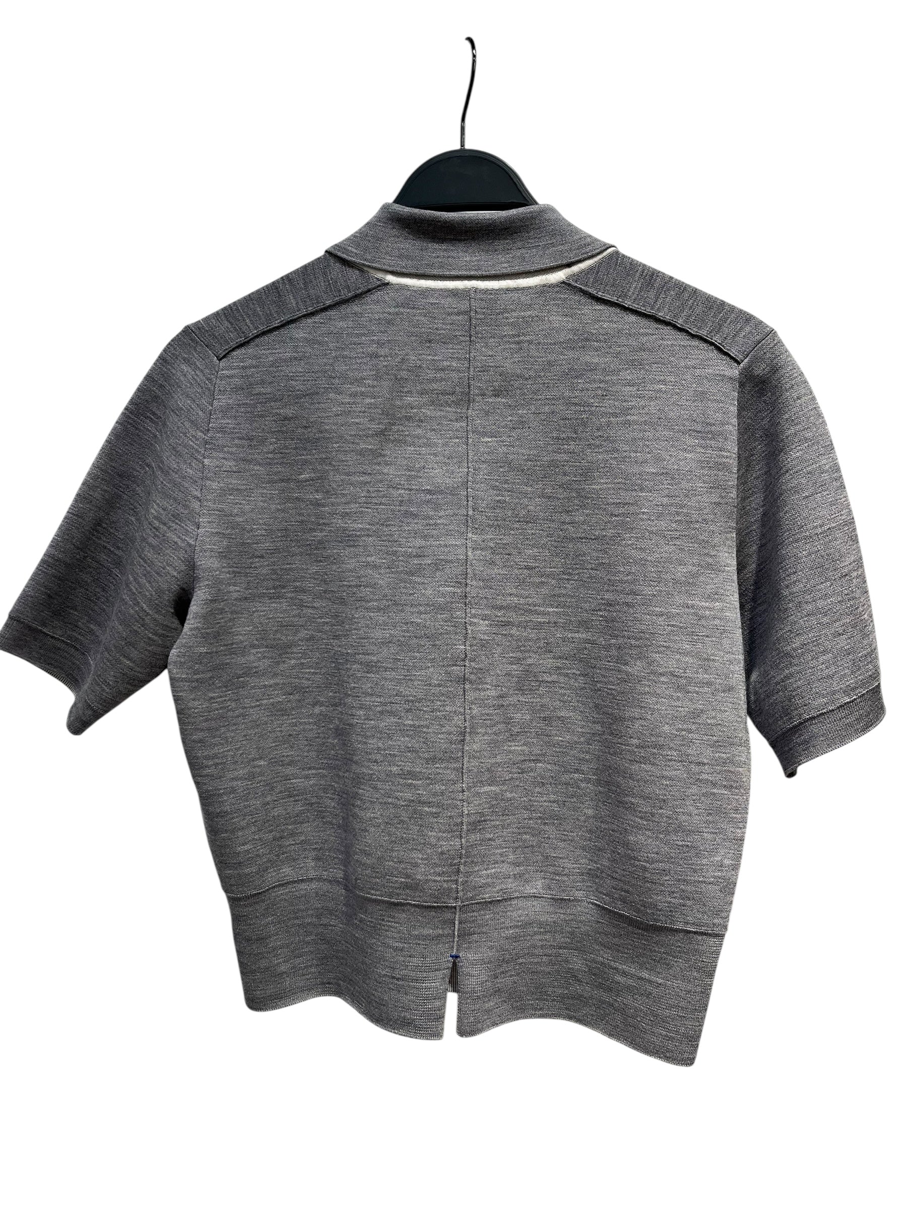 BURBERRY/Polo Shirt/L/Cotton/GRY/ view 2