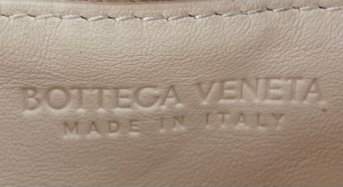 BOTTEGA VENETA/Cross Body Bag/Leather/PNK/LIGHT PINK, WOVEN, GOLD view 5