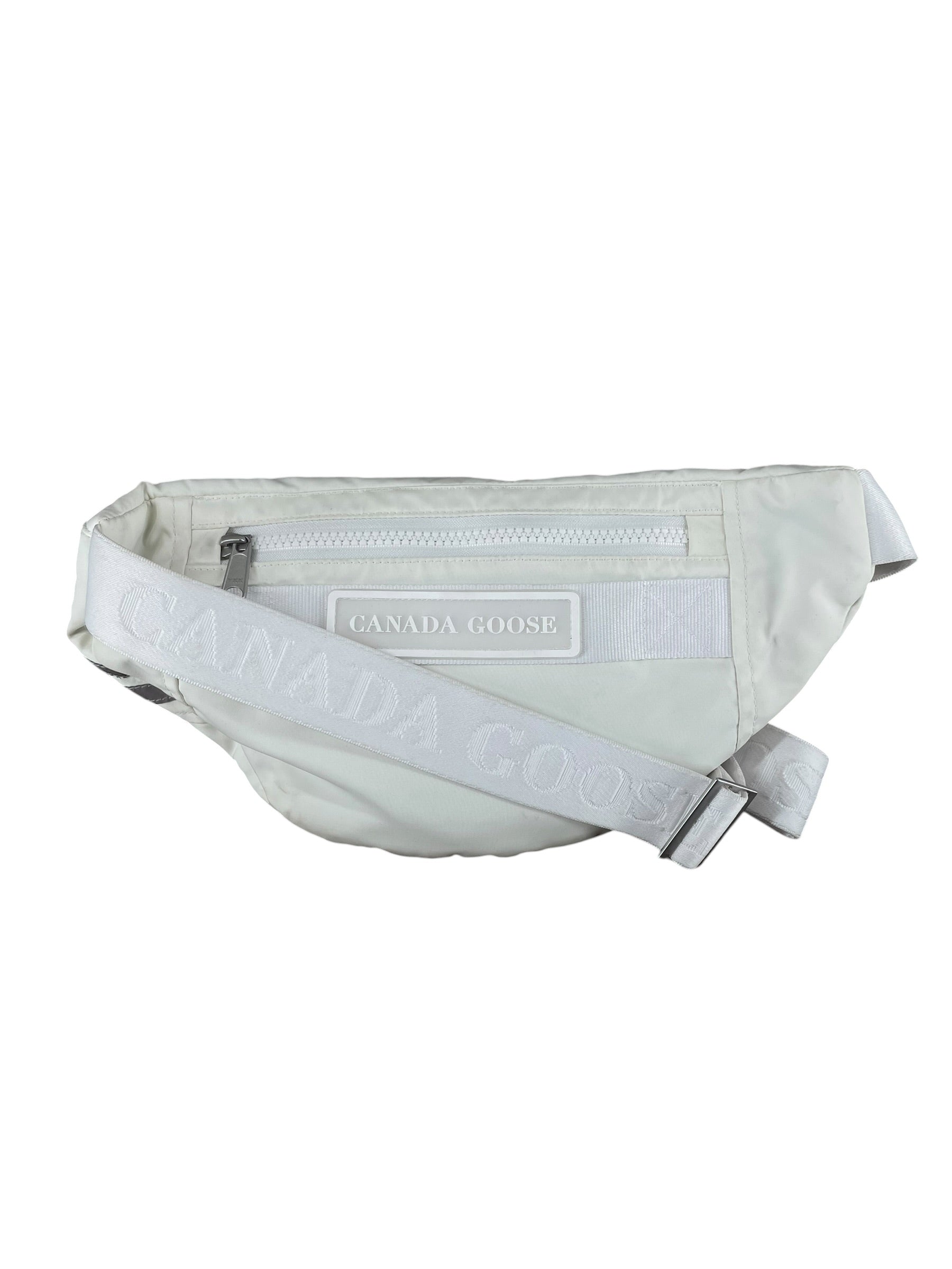 CANADA GOOSE/Fanny Pack/Nylon/WHT/WAIST BAG/ white on white view 2