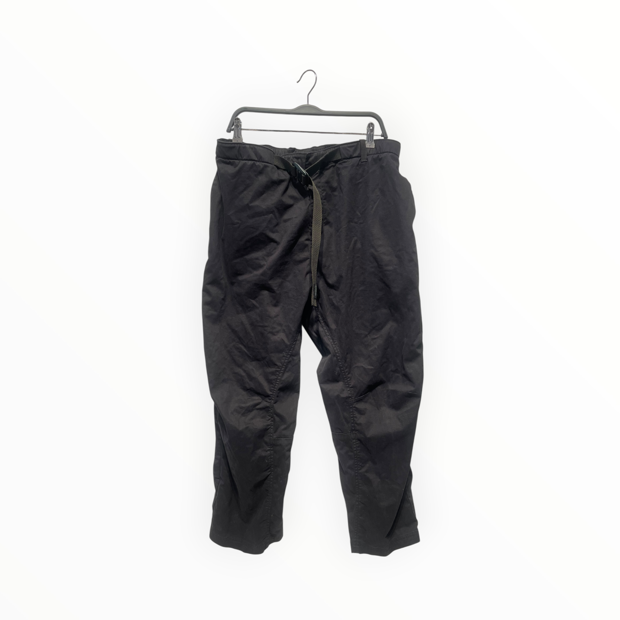 earth studies/Straight Pants/M/Cotton/BLK/ view 1