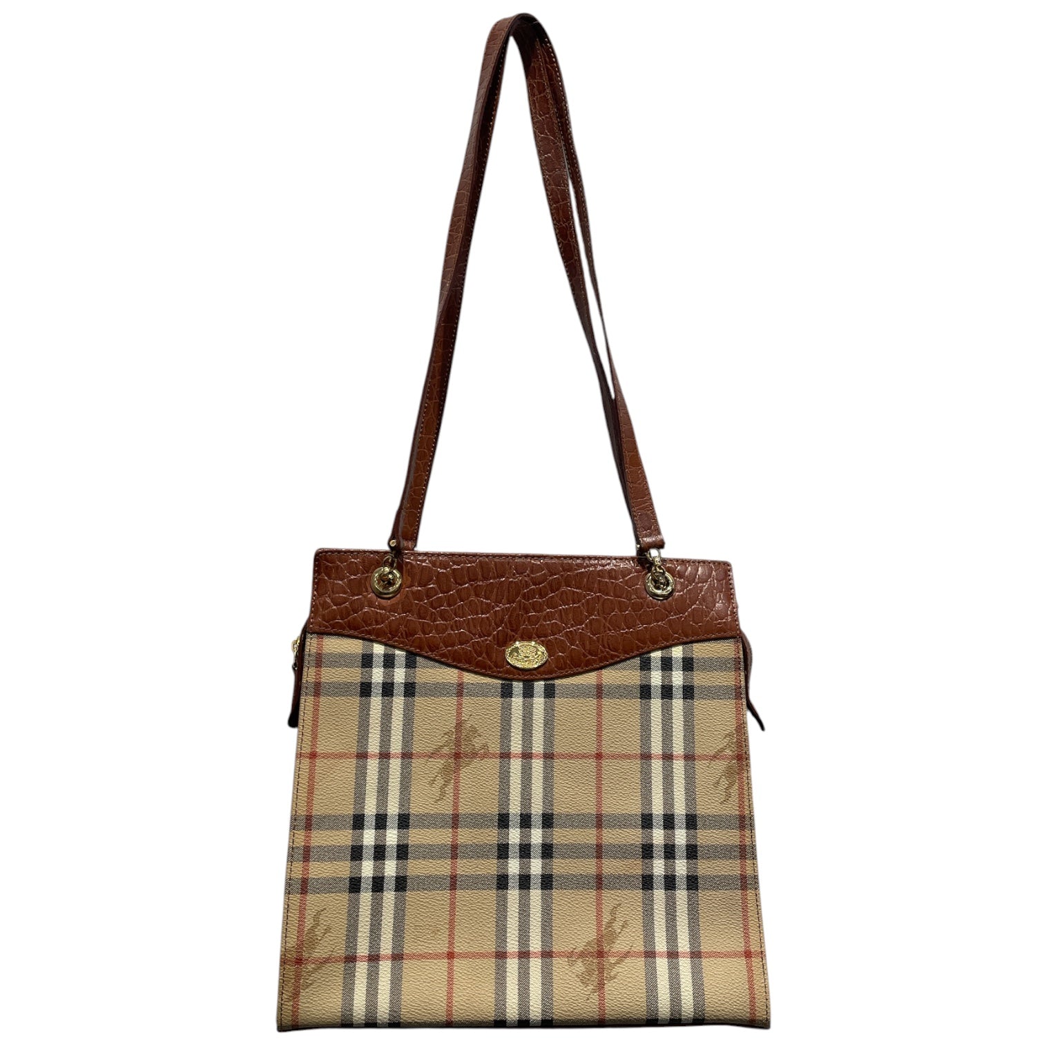 BURBERRYS/Hand Bag/Leather/MLT/Haymarket Check Shoulder Bag view 1