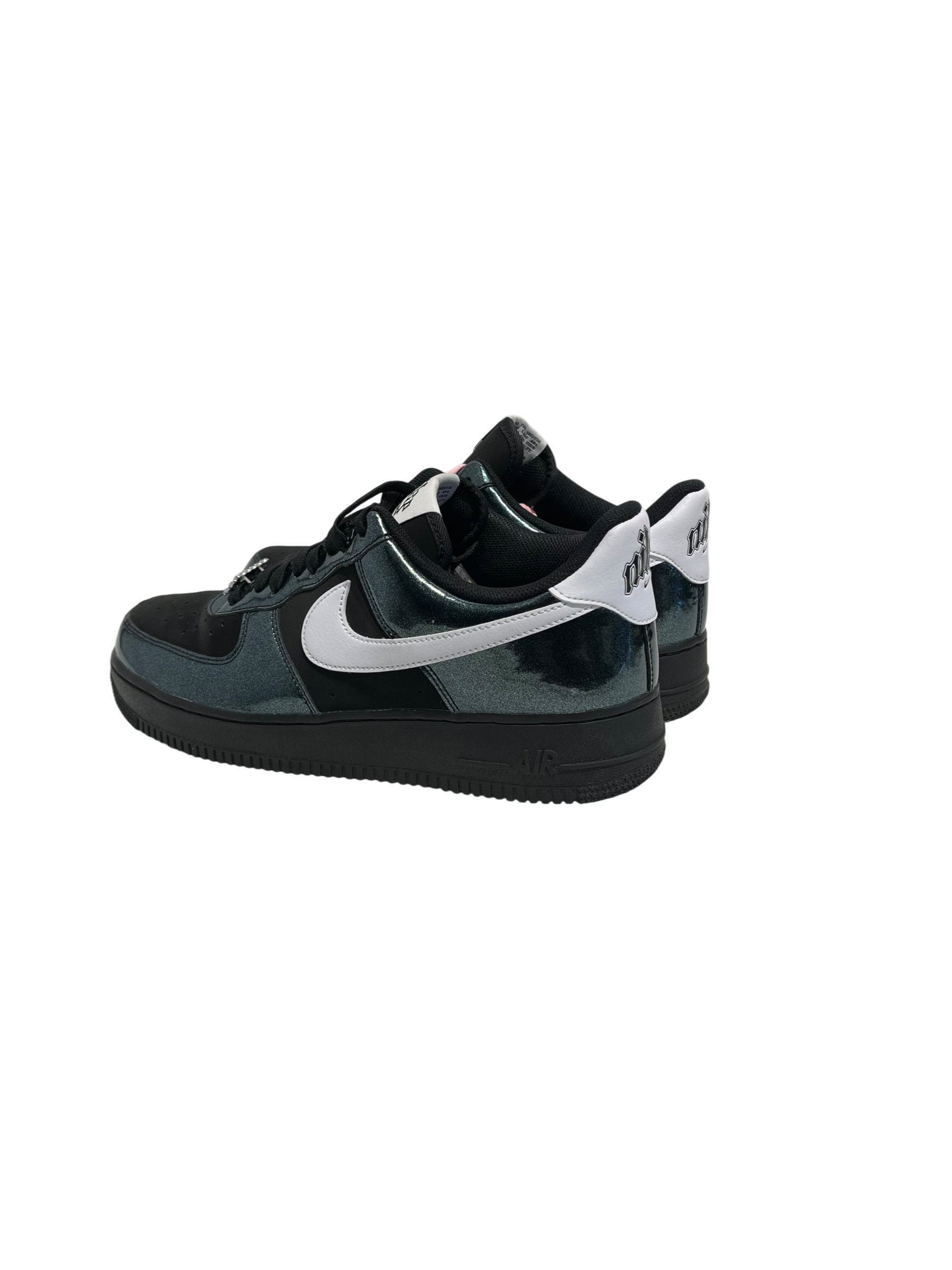 NIKE/Low-Sneakers/US 10/Glitter/BLK/AF1 view 2