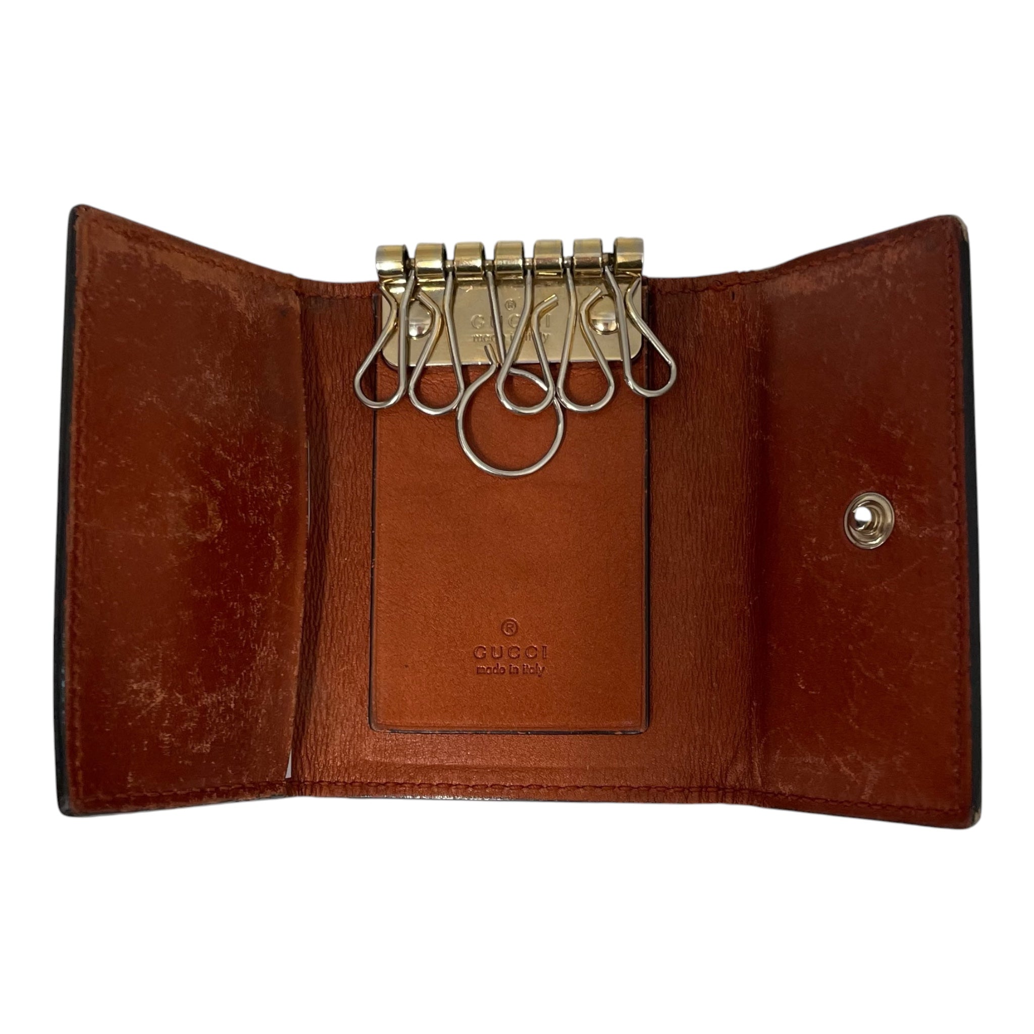 GUCCI/Monogram/Cowhide/ORN/KEY CHAIN WALLLET HEART view 3
