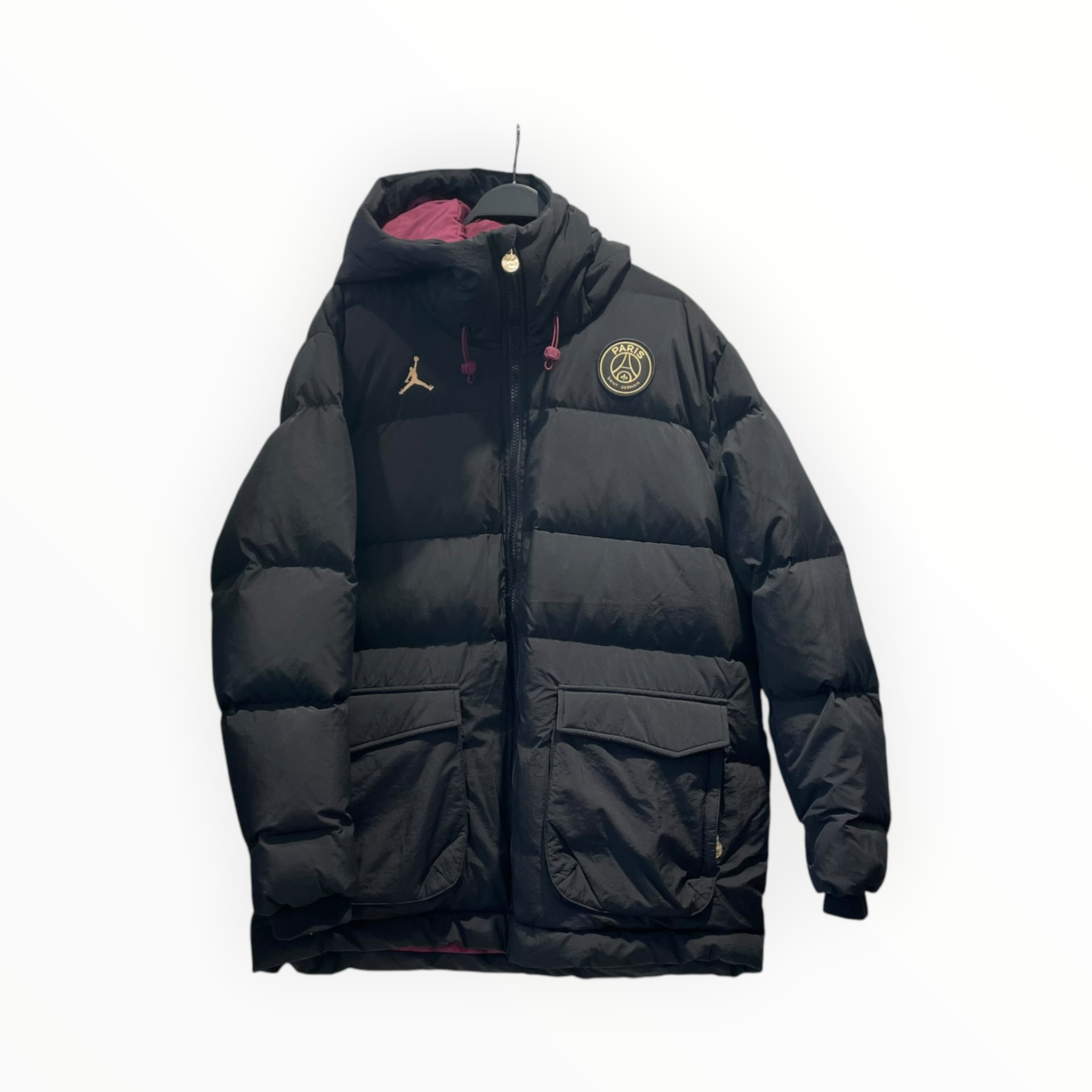 JORDAN BRAND/Puffer Jkt/XL/Nylon/BLK/AJ Nike xParis St Germain Puff view 1