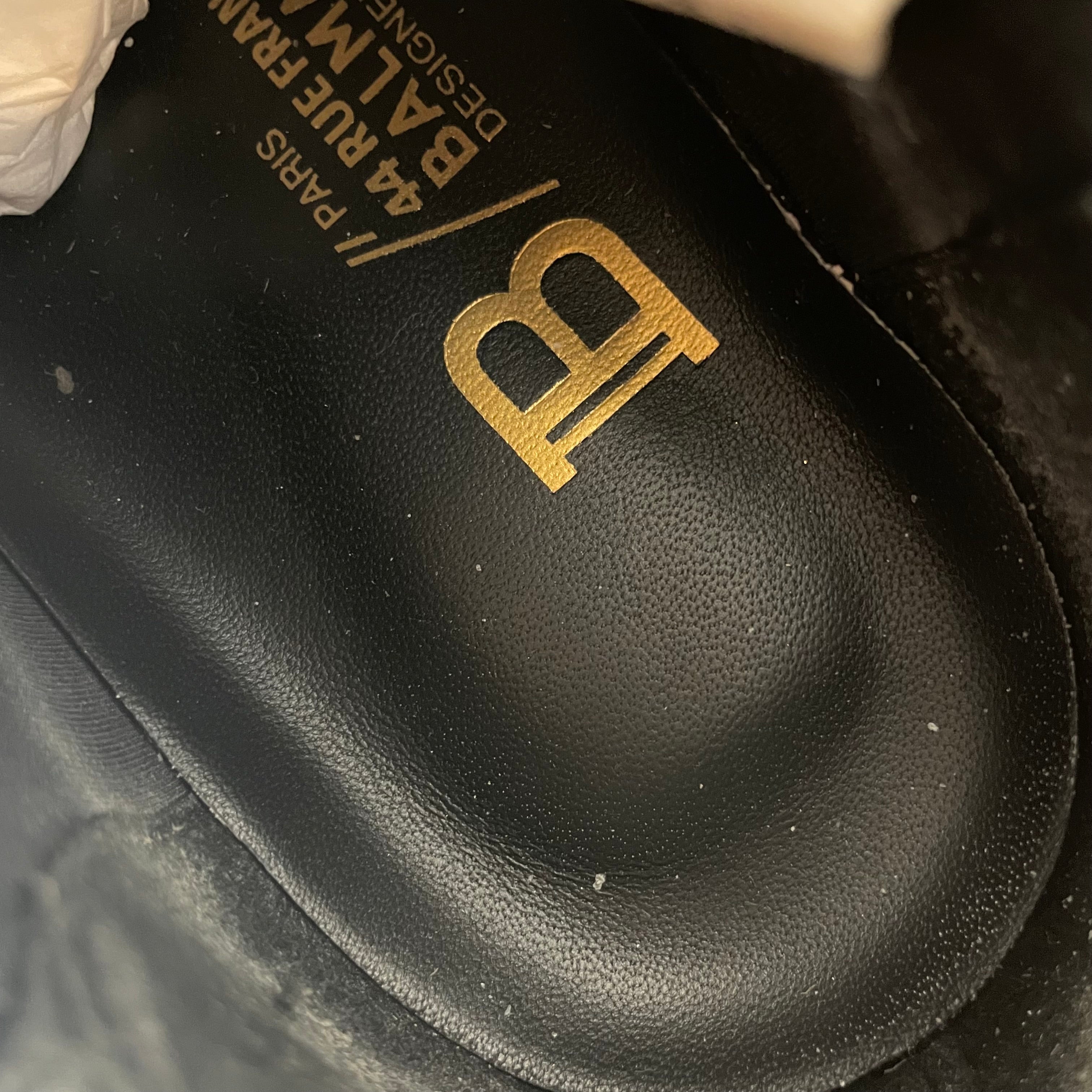 BALMAIN/Low-Sneakers/US 9/Nylon/BLK/ view 3