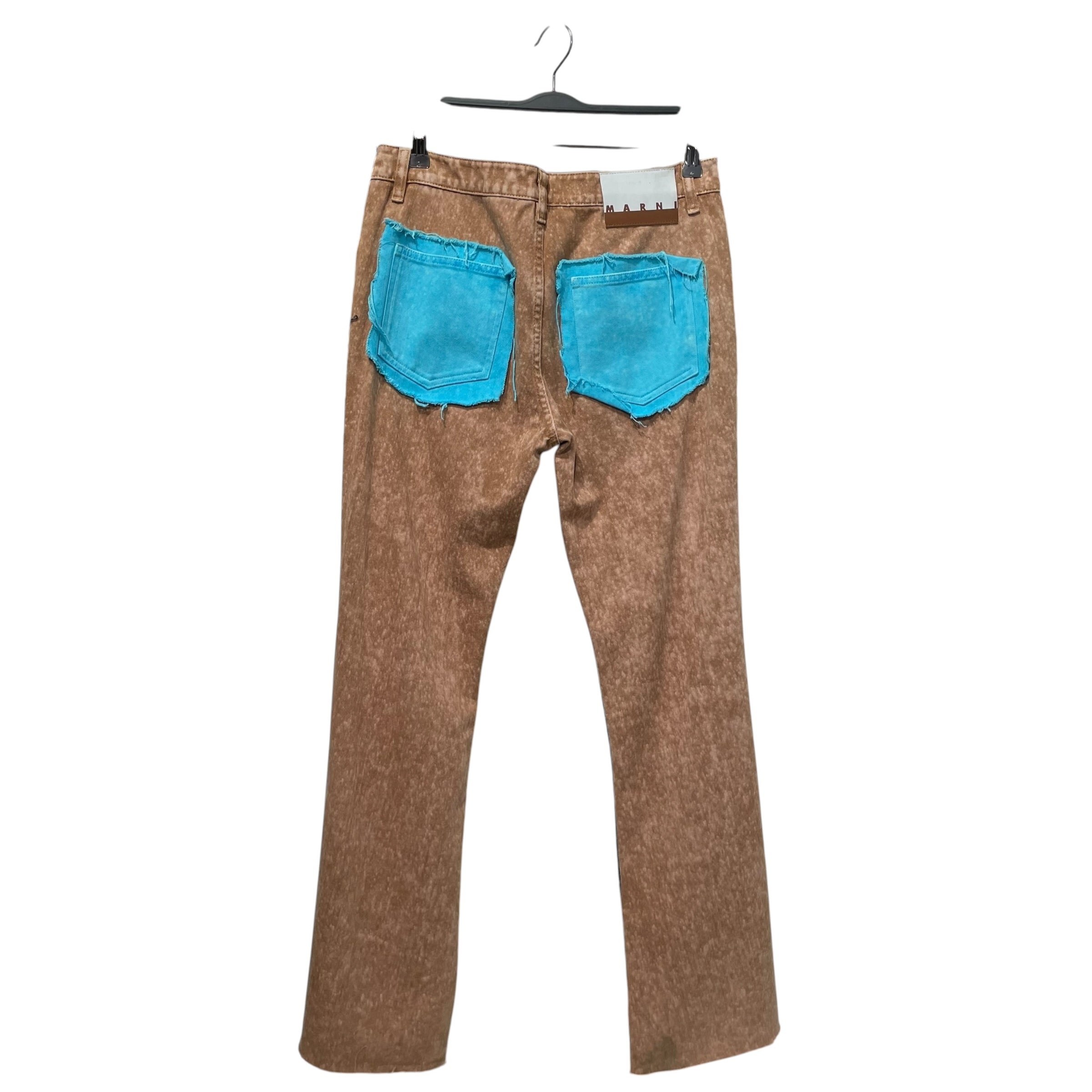 MARNI/Skinny Pants/40/Denim/BLK/SHREDDED view 2