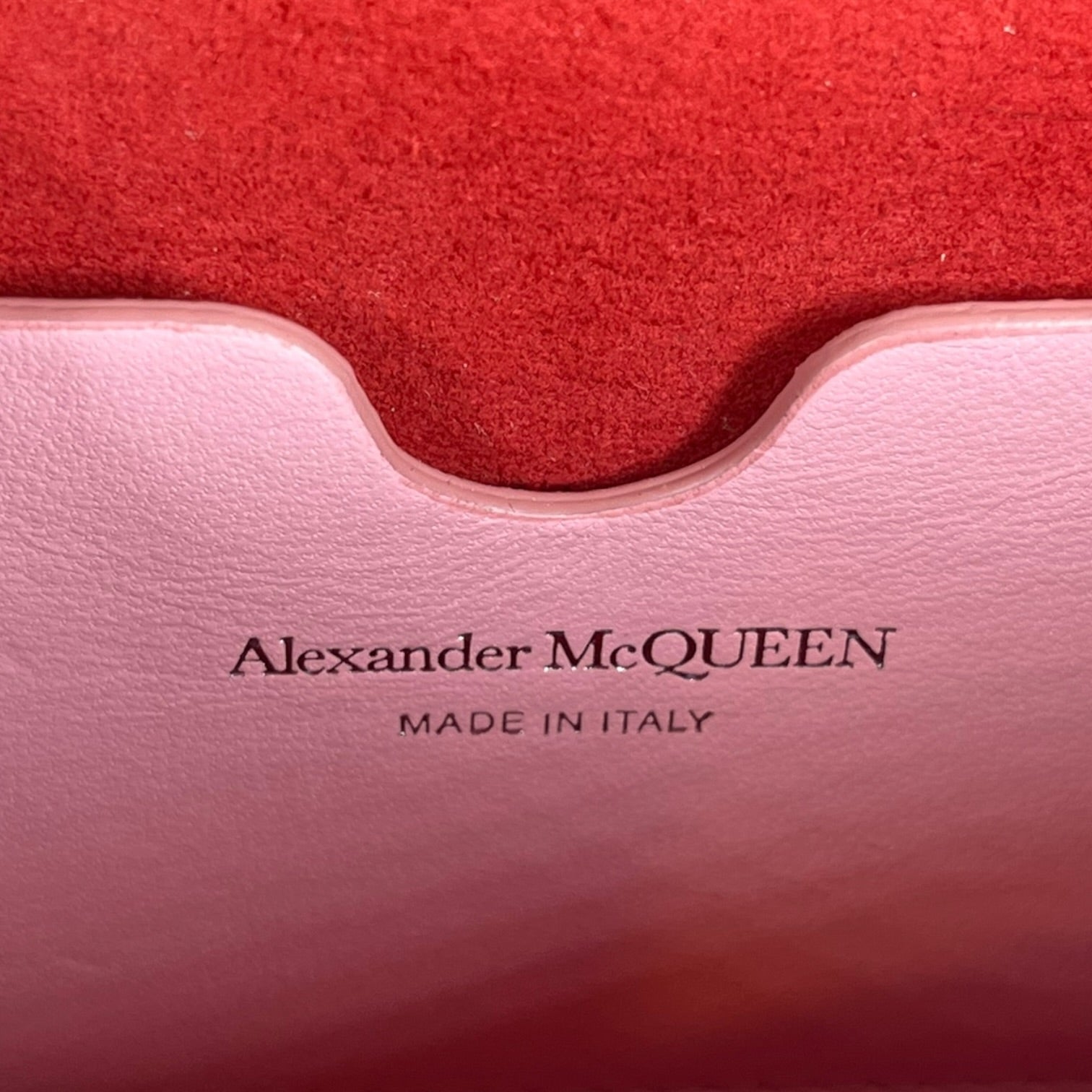 Alexander McQueen/Cross Body Bag/Leather/PNK/QUILTED SKULL BAG view 4