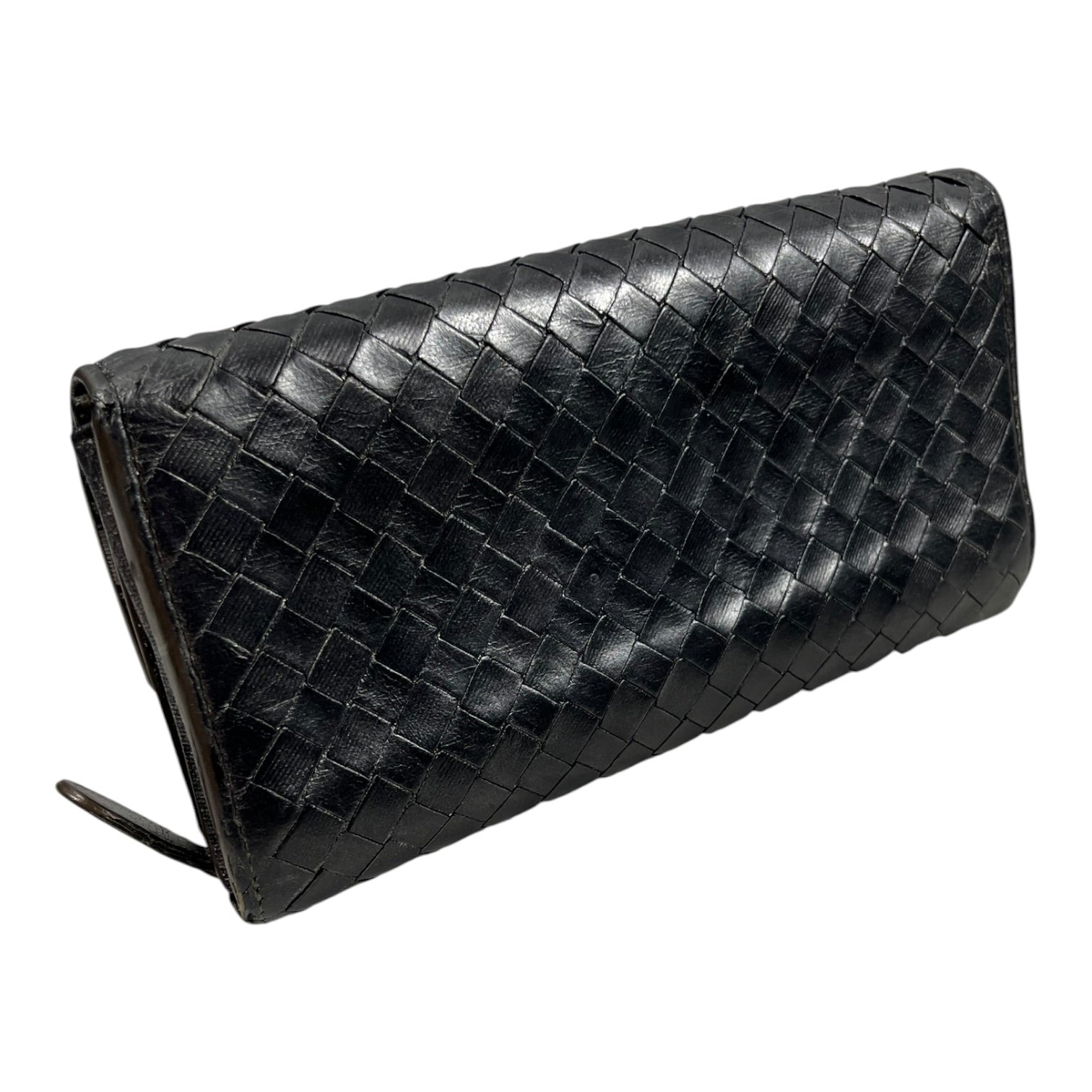 BOTTEGA VENETA/Long Wallet/Leather/SLV/L's/Intrecciato view 1