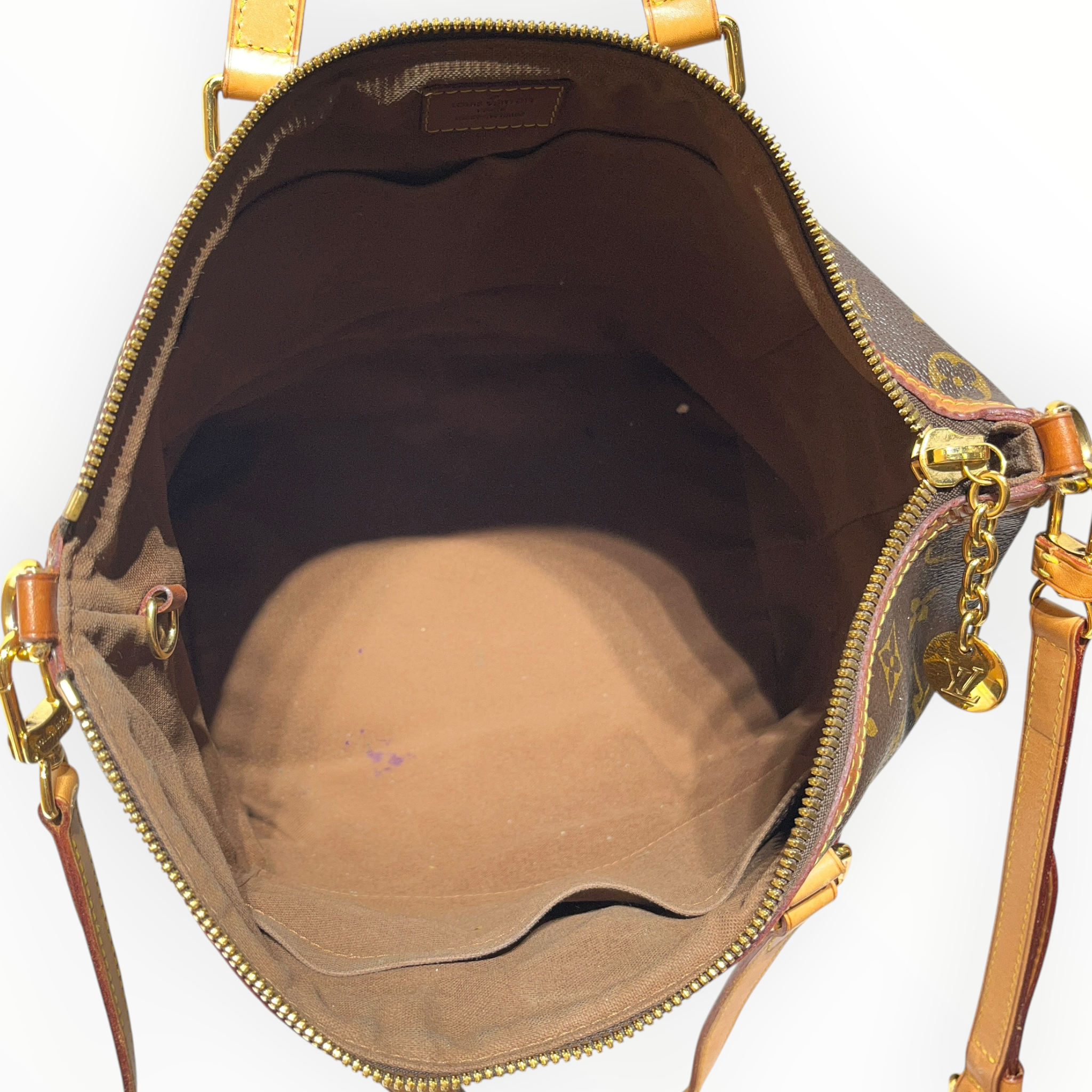 LOUIS VUITTON/Hand Bag/Leather/BRW/PALERMO PM view 4