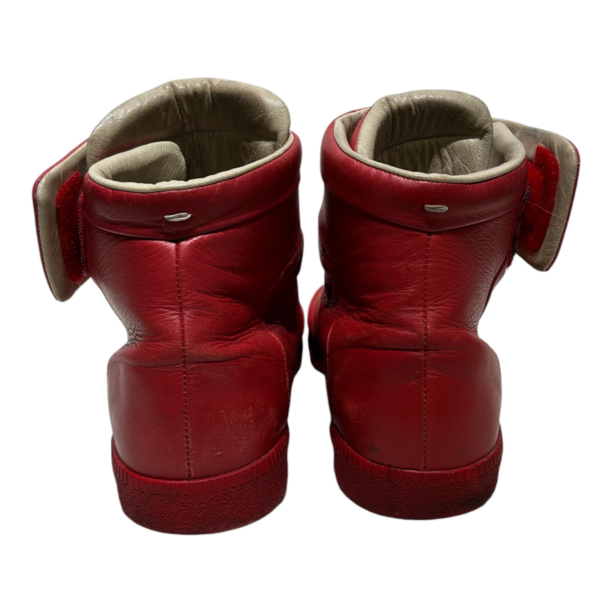 Martin Margiela/Hi-Sneakers/EU 41/Leather/RED/FUTURES view 5