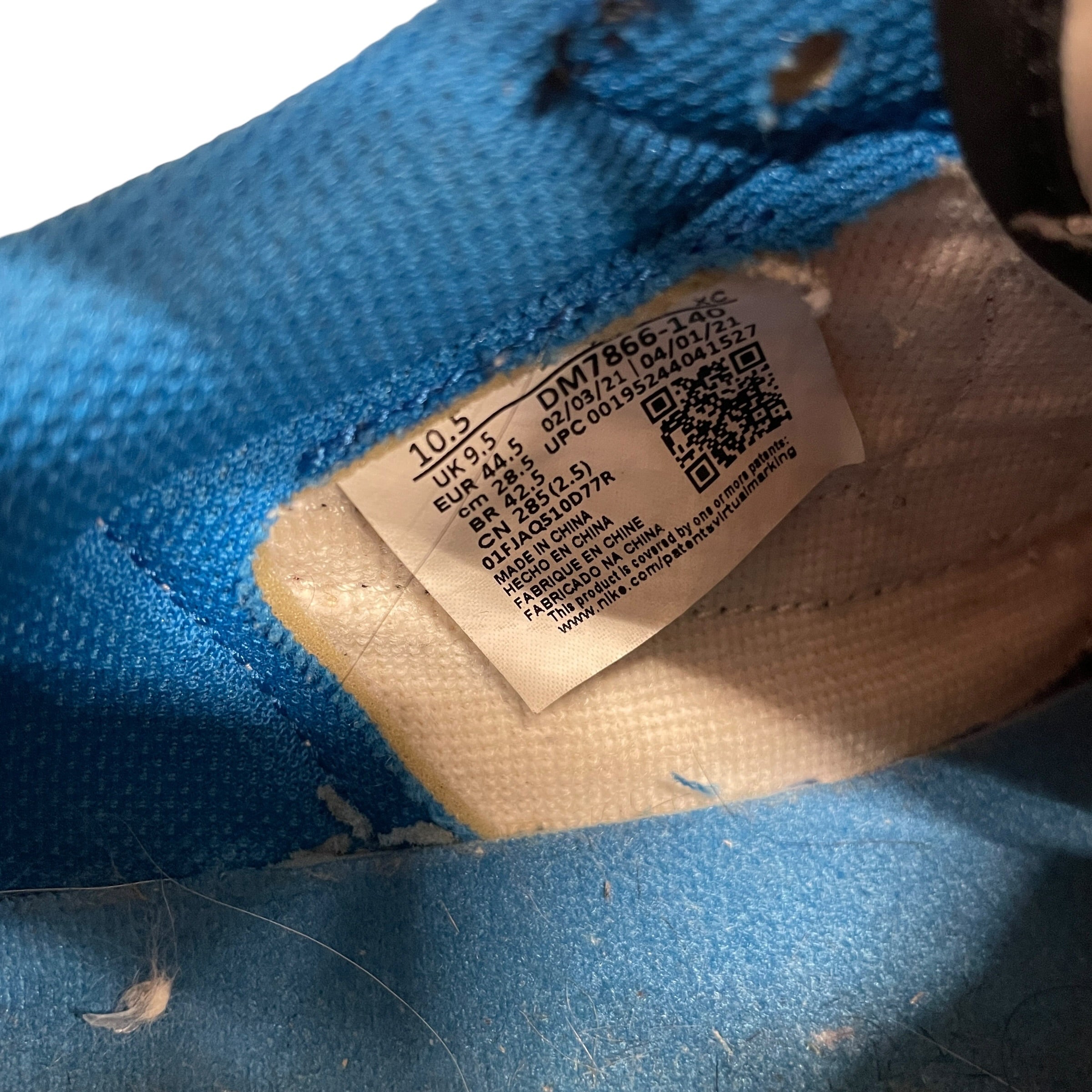 JORDAN BRAND/CACTUS JACK/Low-Sneakers/US 10.5/Leather/WHT/JORDAN 1 LOW/TRAVIS SCOTT view 4