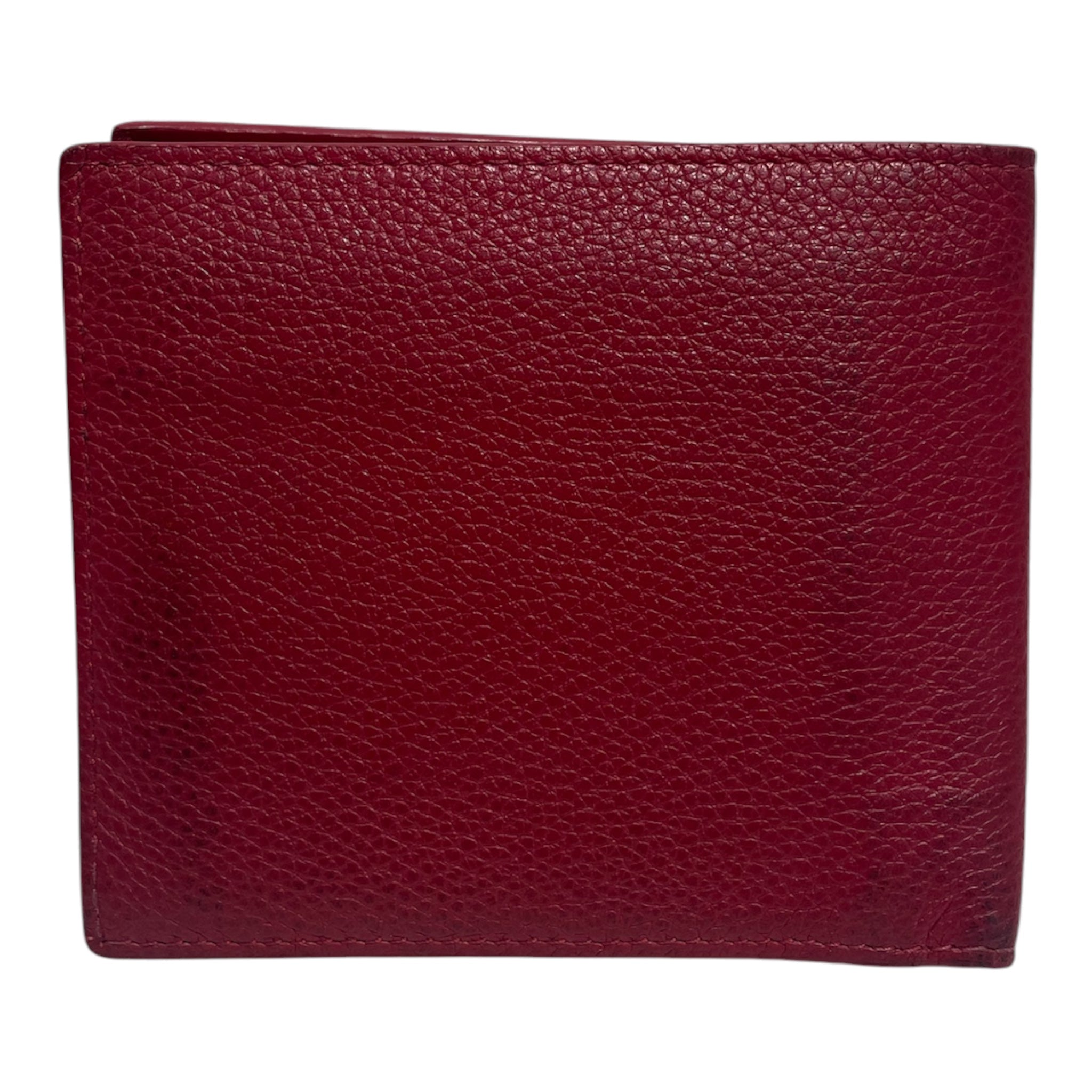 BURBERRY/Bifold Wallet/RED/RED BIFOLD WALLET view 2