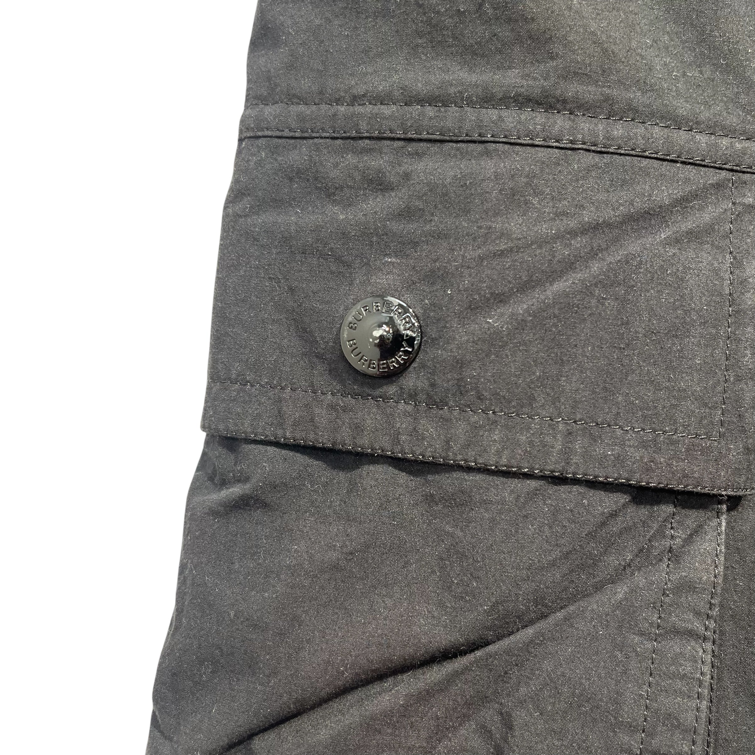 BURBERRY/Cargo Pants/46/Cotton/BLK/TAPERED CARGO PANT view 7