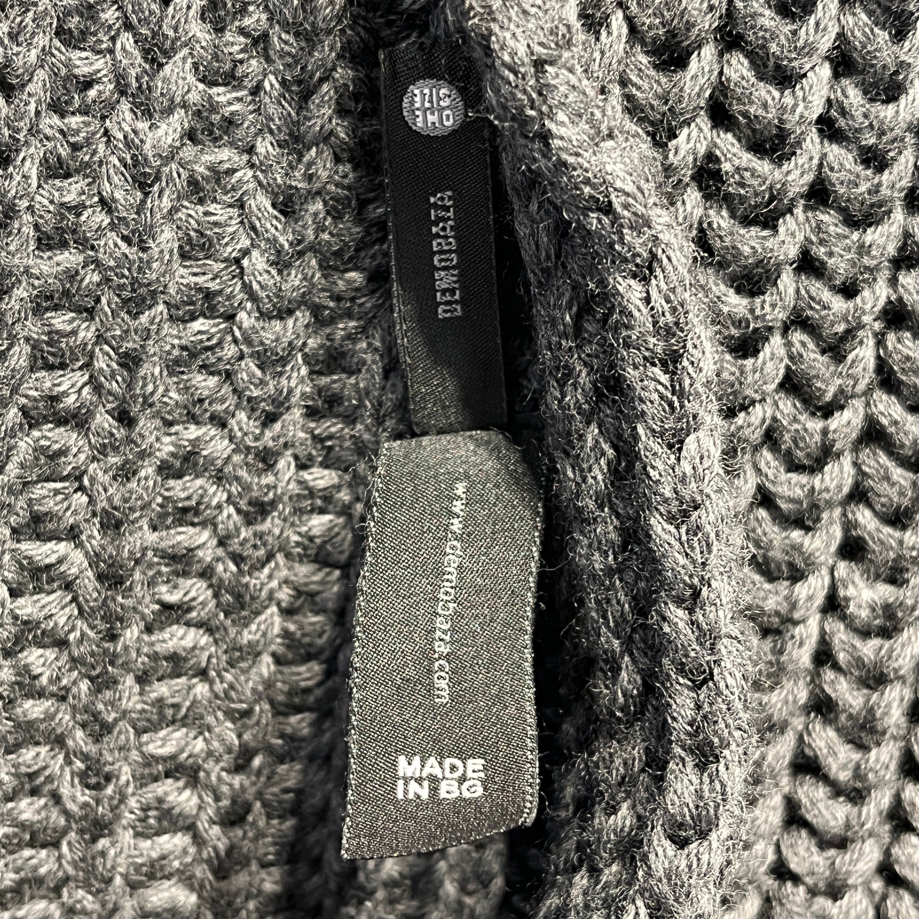 DEMOBAZA/Knitted Vest/M/Cotton/GRY/PULLOVER KNIT VEST view 3