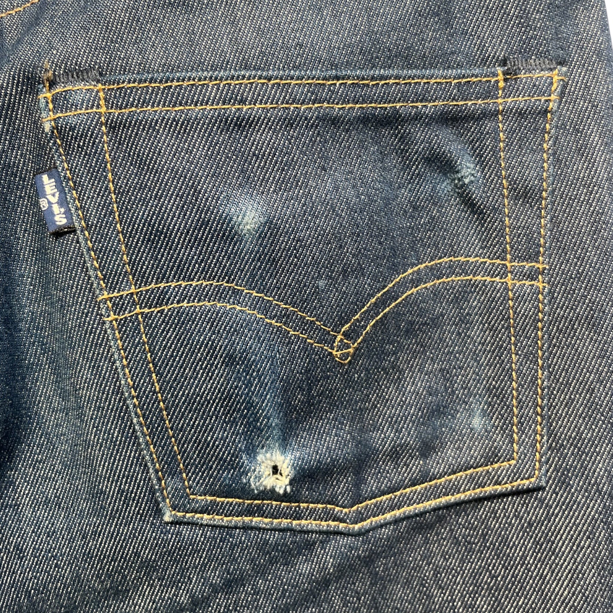 LEVI'S MADE&CRAFTED/Straight Pants/30/Cotton/NVY/ view 3