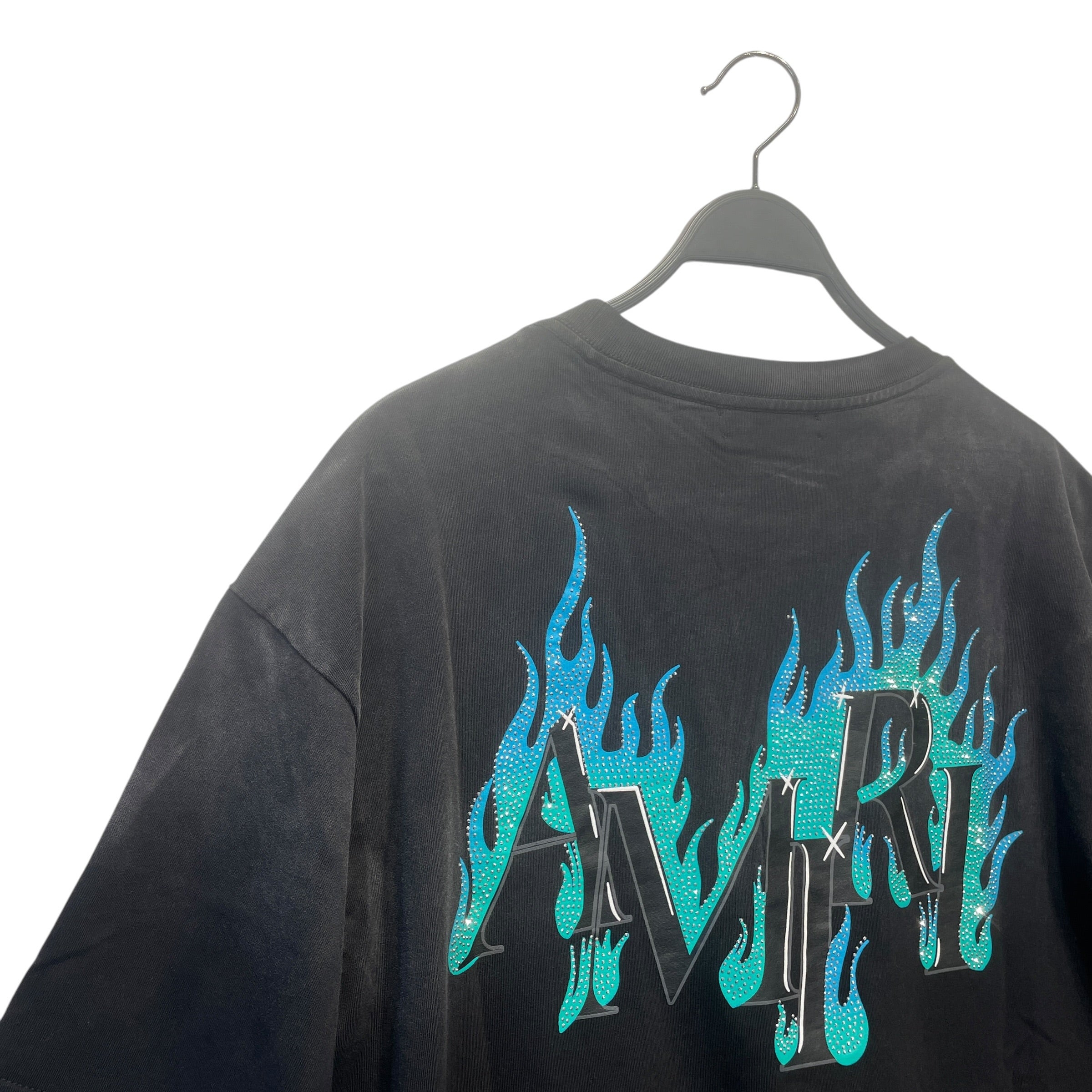 AMIRI/T-Shirt/XL/Cotton/BLK/NWT FLAME LOGO view 3