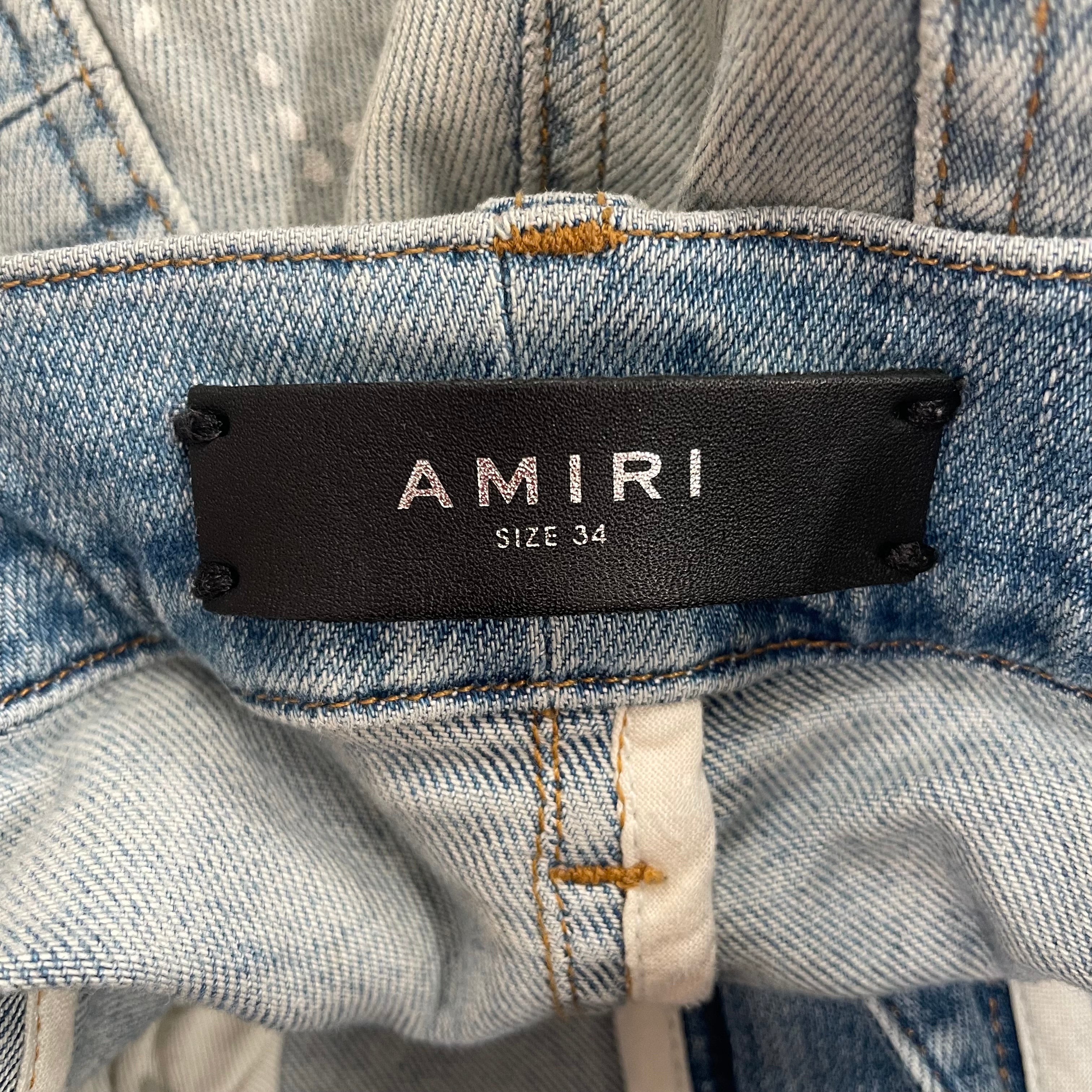 AMIRI/Skinny Pants/34/Denim/BLU/PATCHES view 3