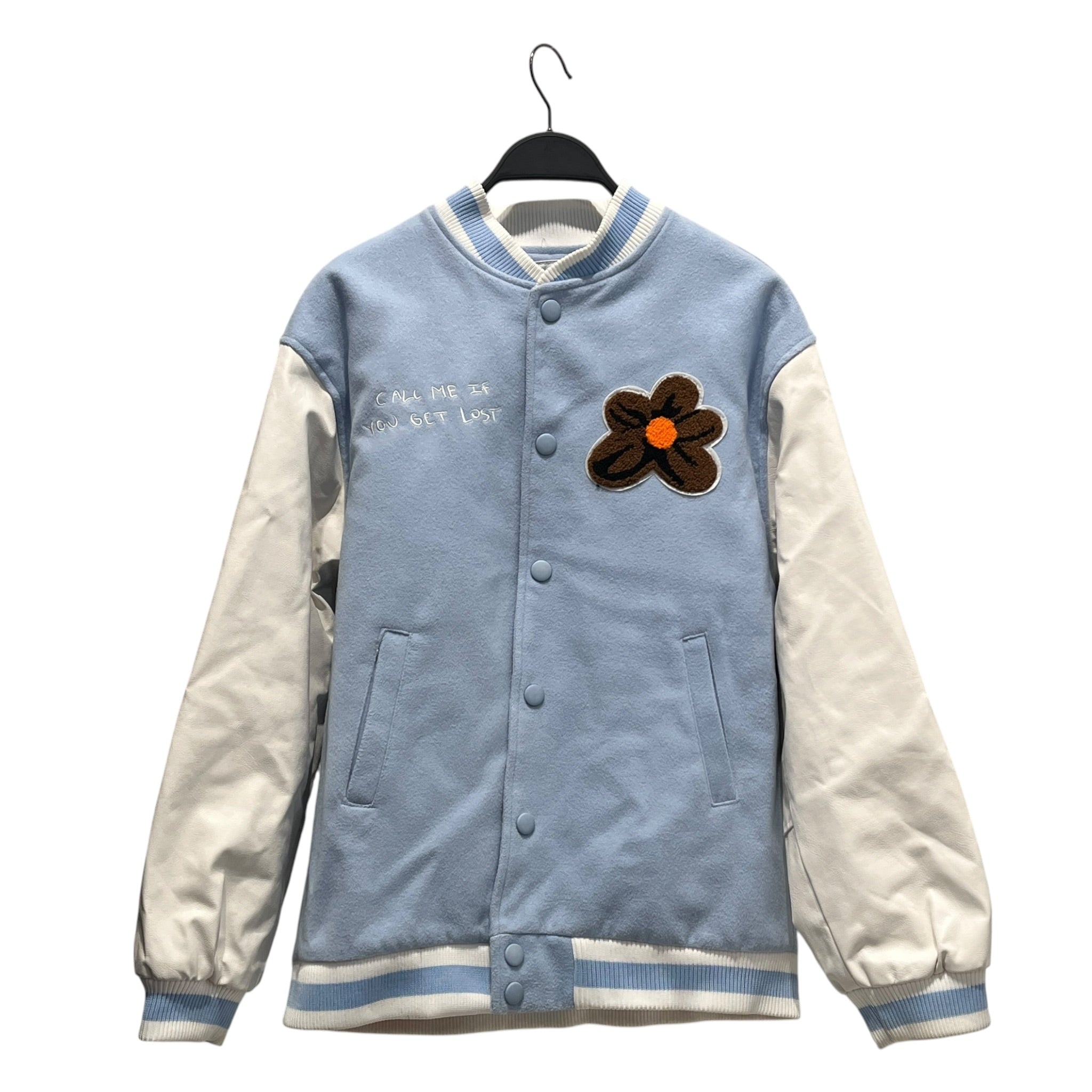 GOLF WANG/Souvenir Jkt/Cotton/BLU/CALL ME IF YOU GET LOST VARSIT view 1