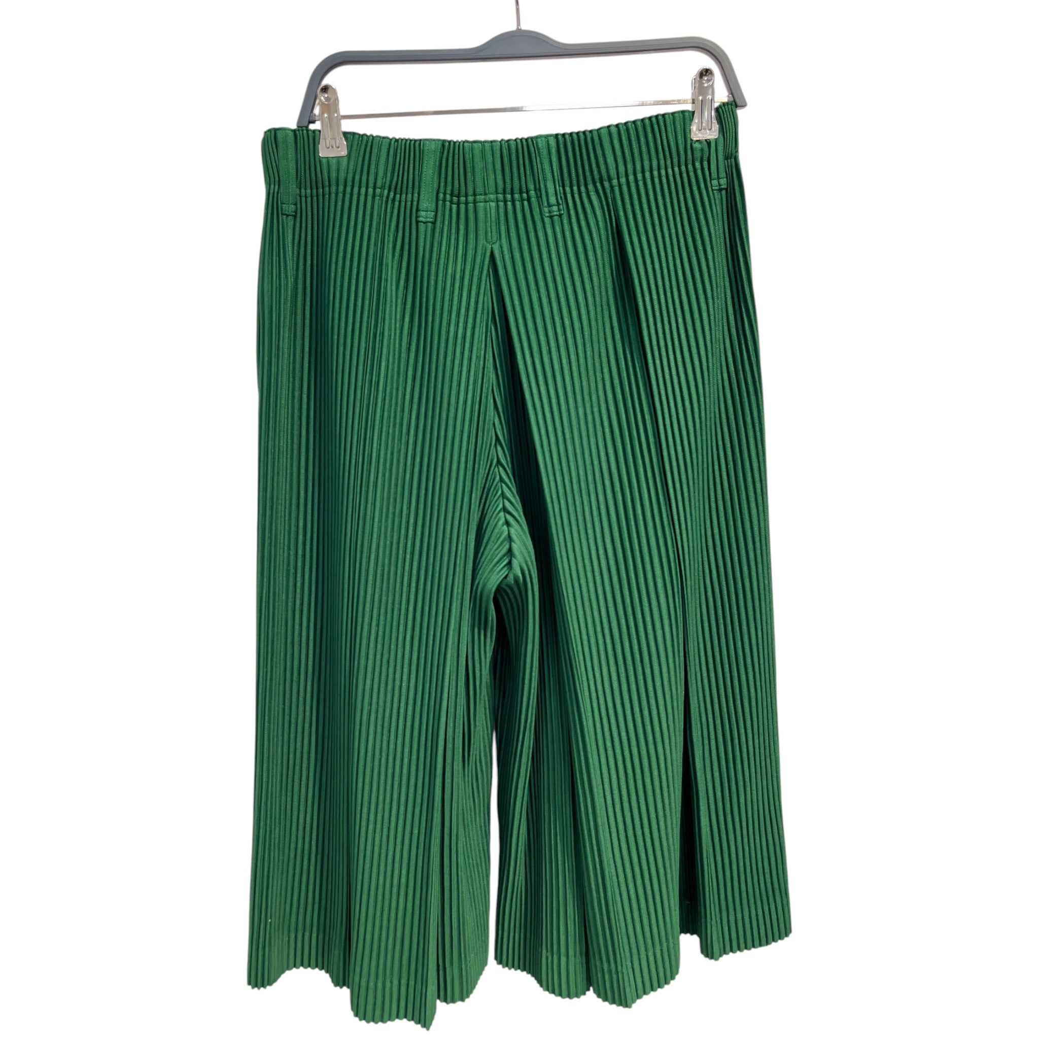 ISSEY MIYAKE/Shorts/2/Polyester/GRN/PLEATED view 2