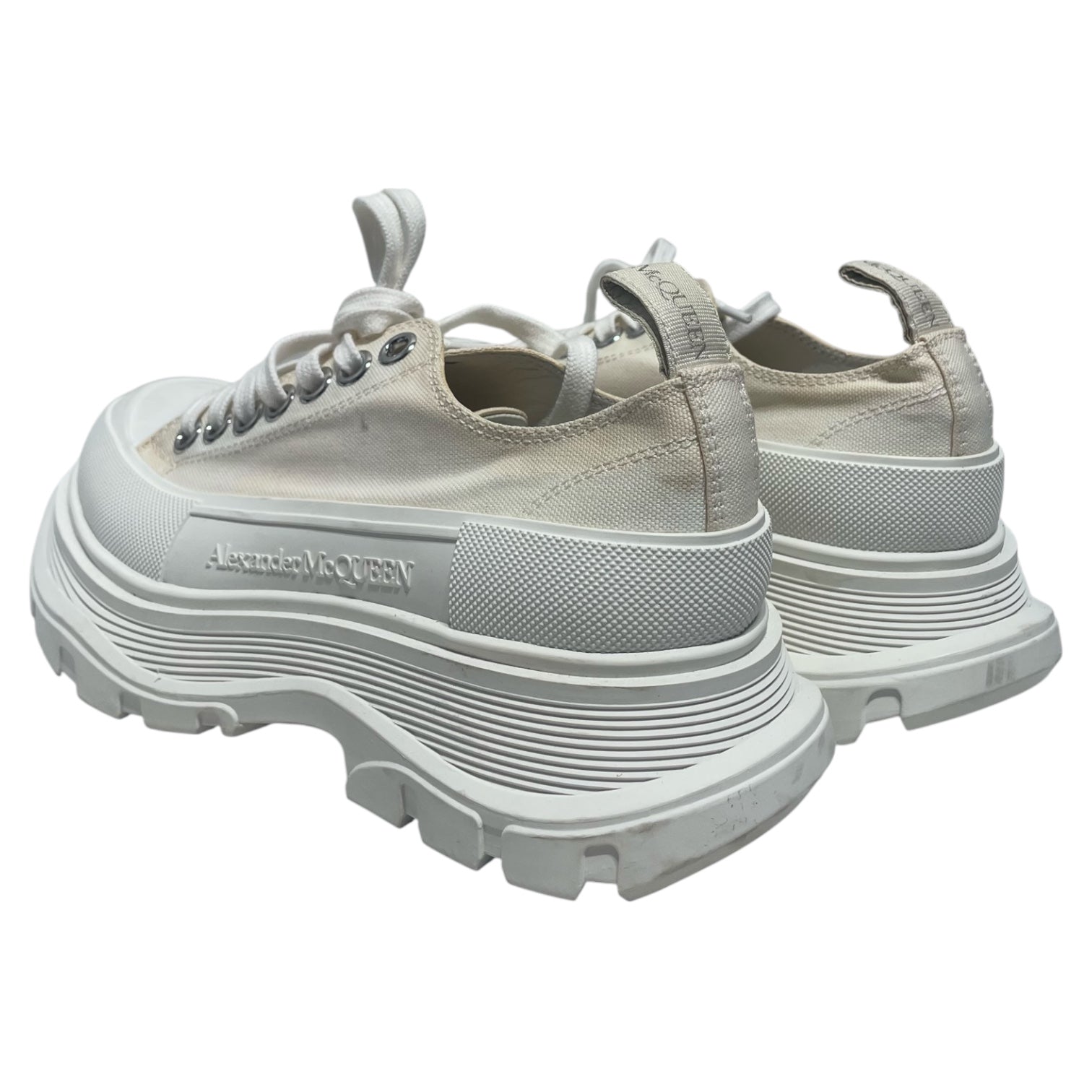 Alexander McQueen/Low-Sneakers/EU 37/WHT/oversize platform view 2