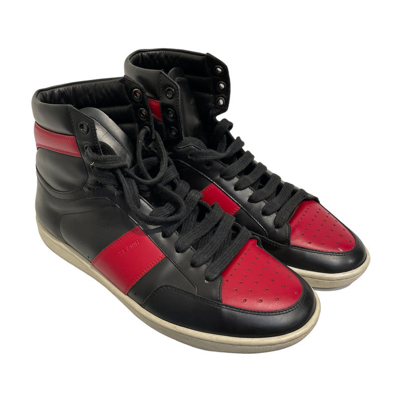 SAINT LAURENT/Hi-Sneakers/EU 40/BLK/BLK & RED