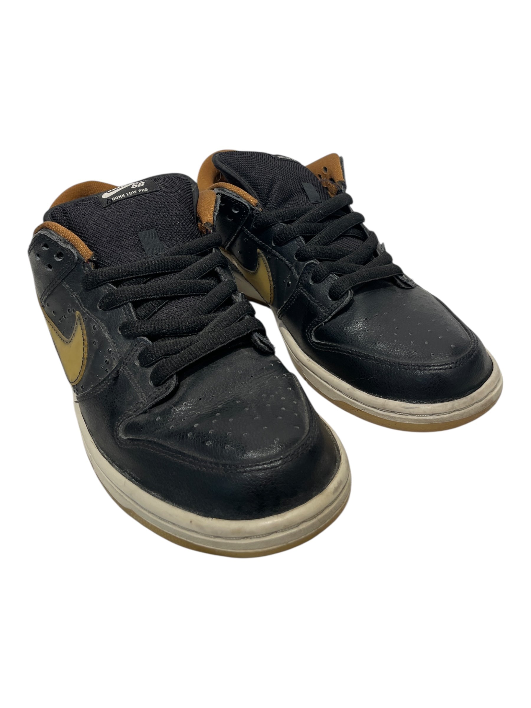 NIKE/DUNK LOW PREMIUM SB QS/Low-Sneakers/US 10/Leather/BLK/504750-011 view 1