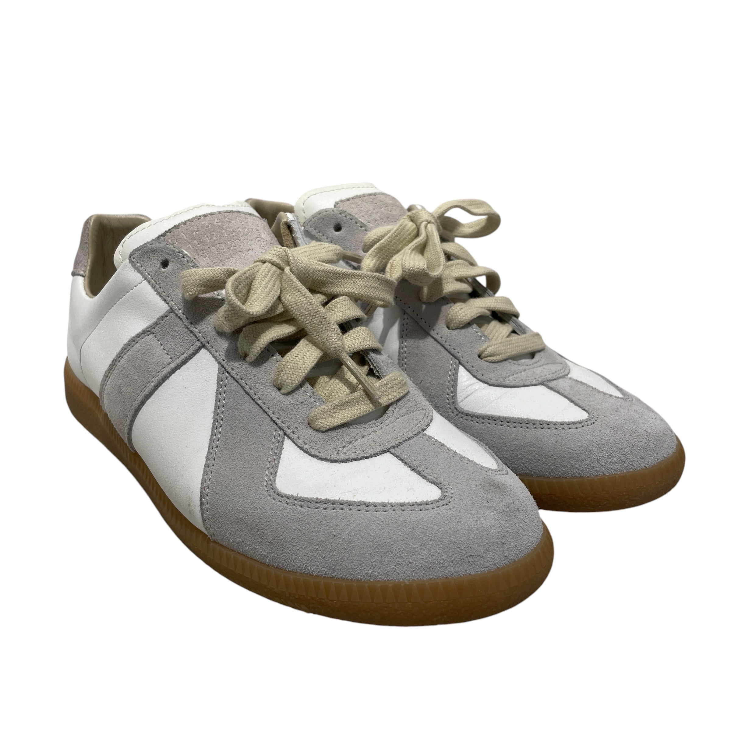 Maison Margiela/Low-Sneakers/EU 38.5/Leather/WHT/REPLICA GATS view 1