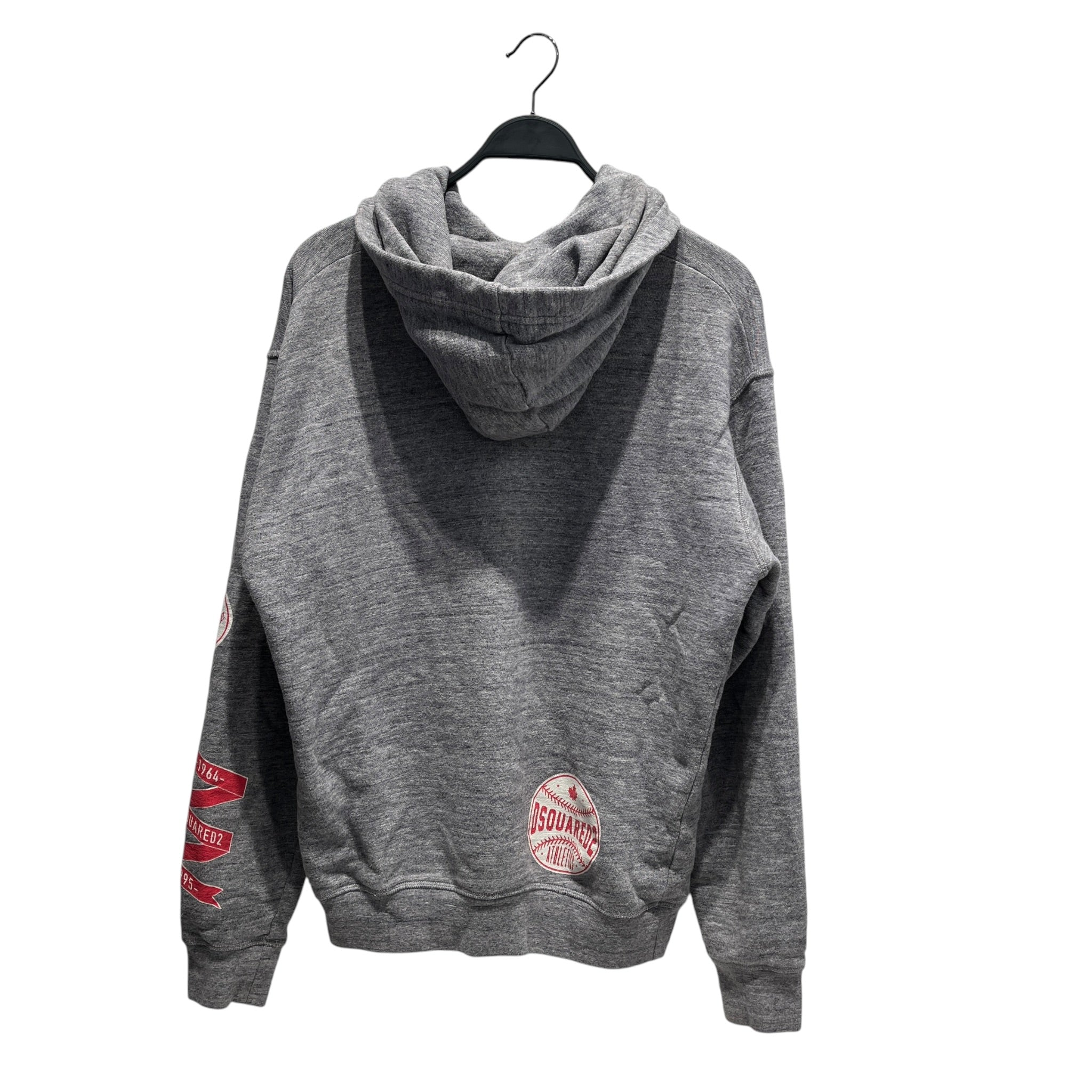 DSQUARED2/Hoodie/L/Graphic/Cotton/GRY/Pullover/Caten Twins All Over Hoodie view 2