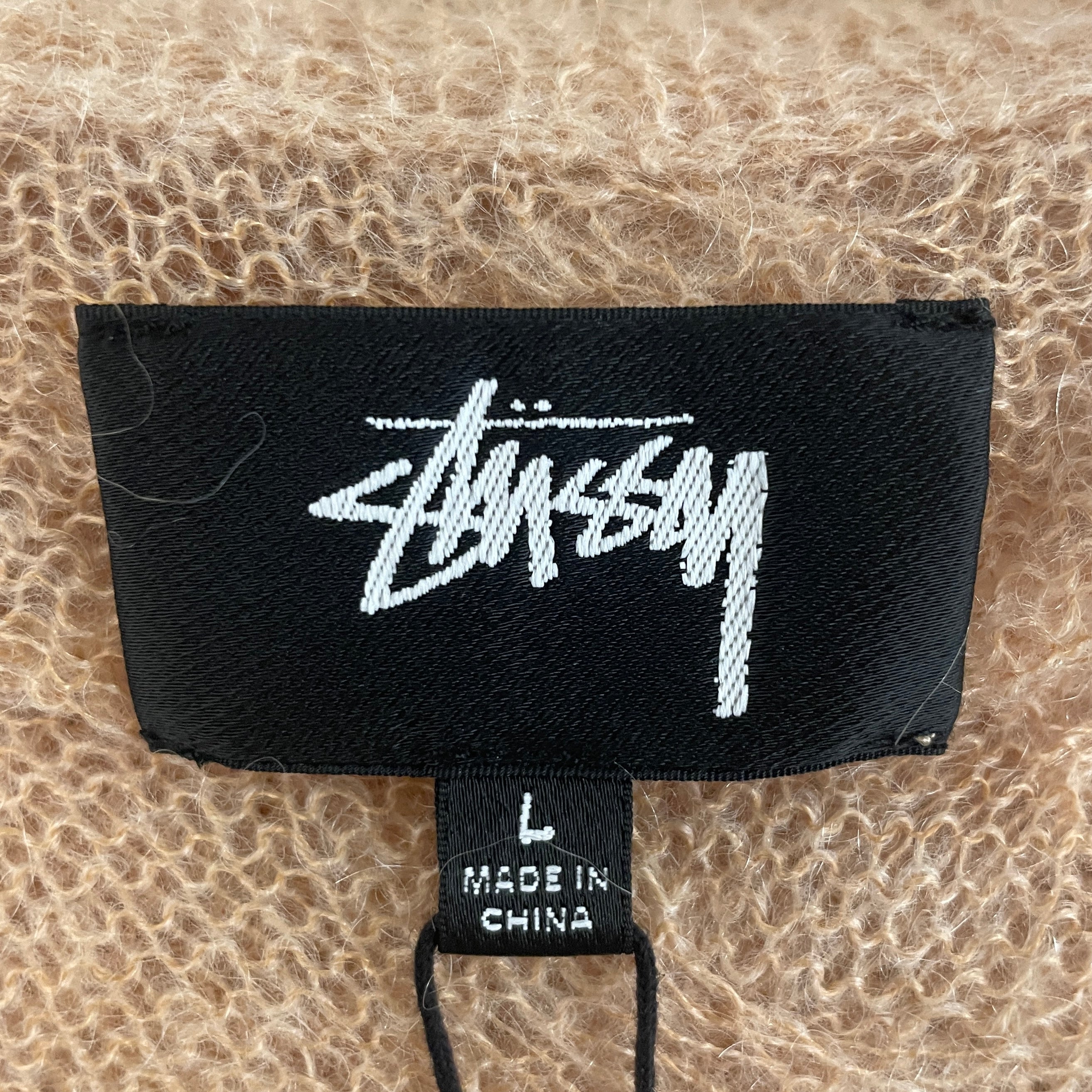 STUSSY/Sweater/L/Acrylic/CML/ view 3
