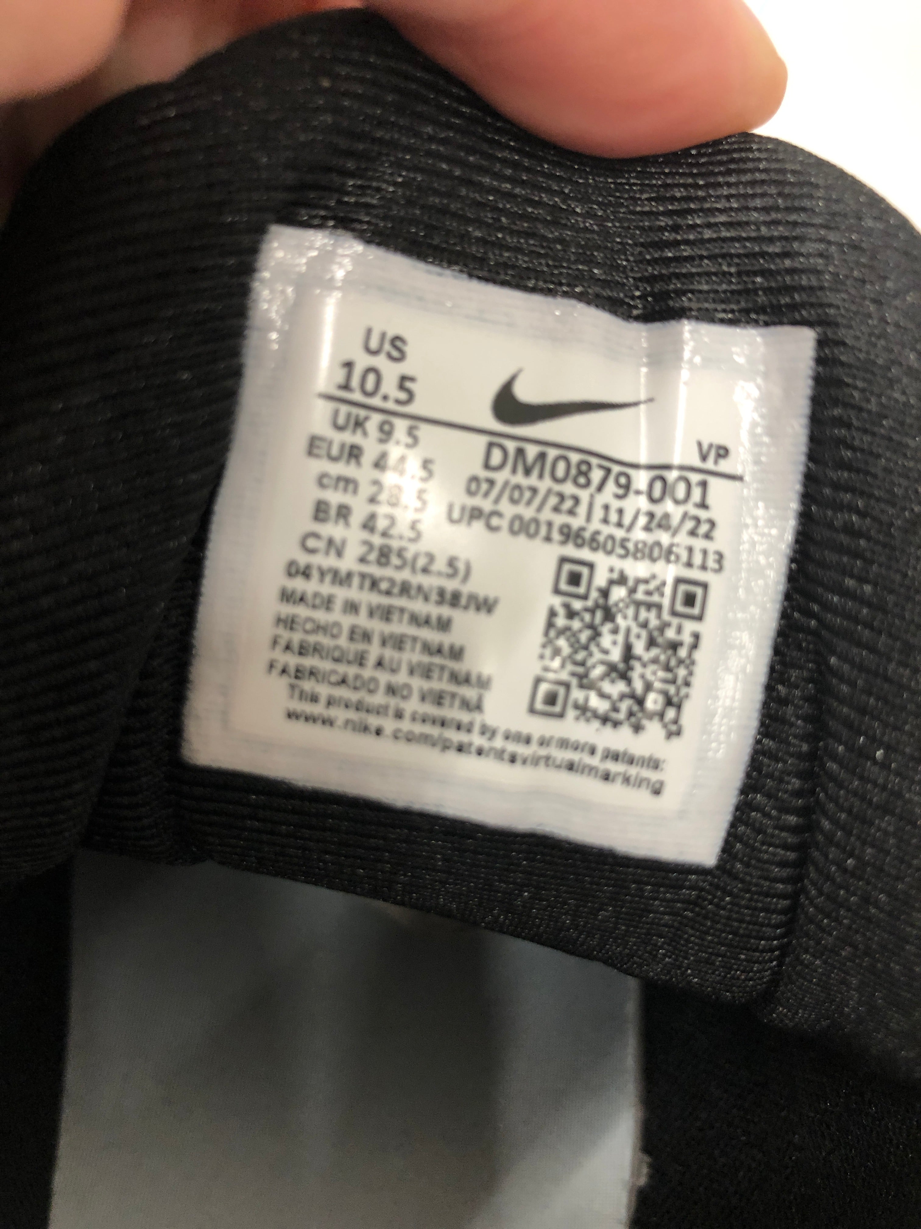 NIKE/Low-Sneakers/US 10.5/Polyester/BLK/Nocta X Glide view 6