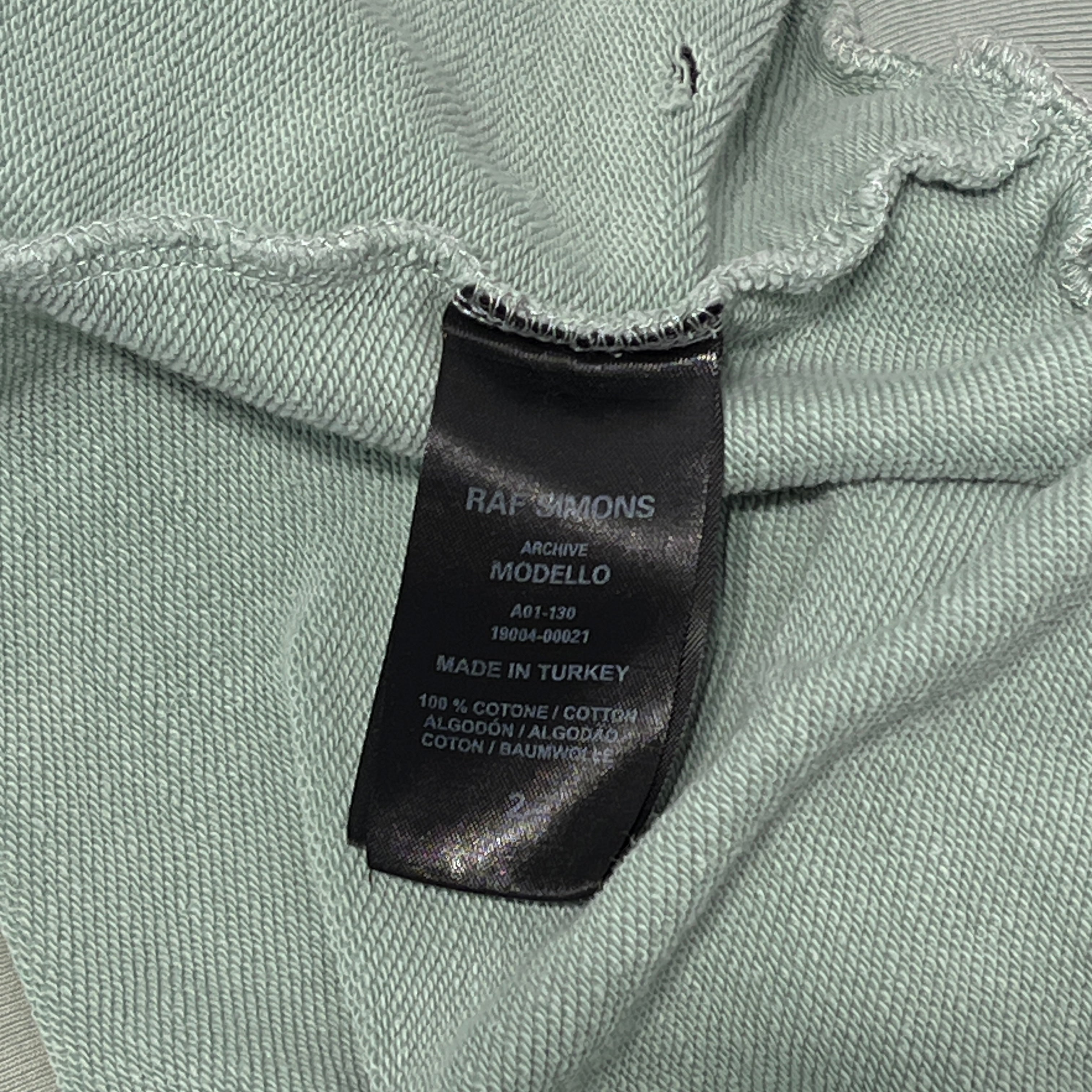 RAF SIMONS/Sweatshirt/XL/Cotton/GRN/NEBRASKA/ARCHIVE REDUX view 7