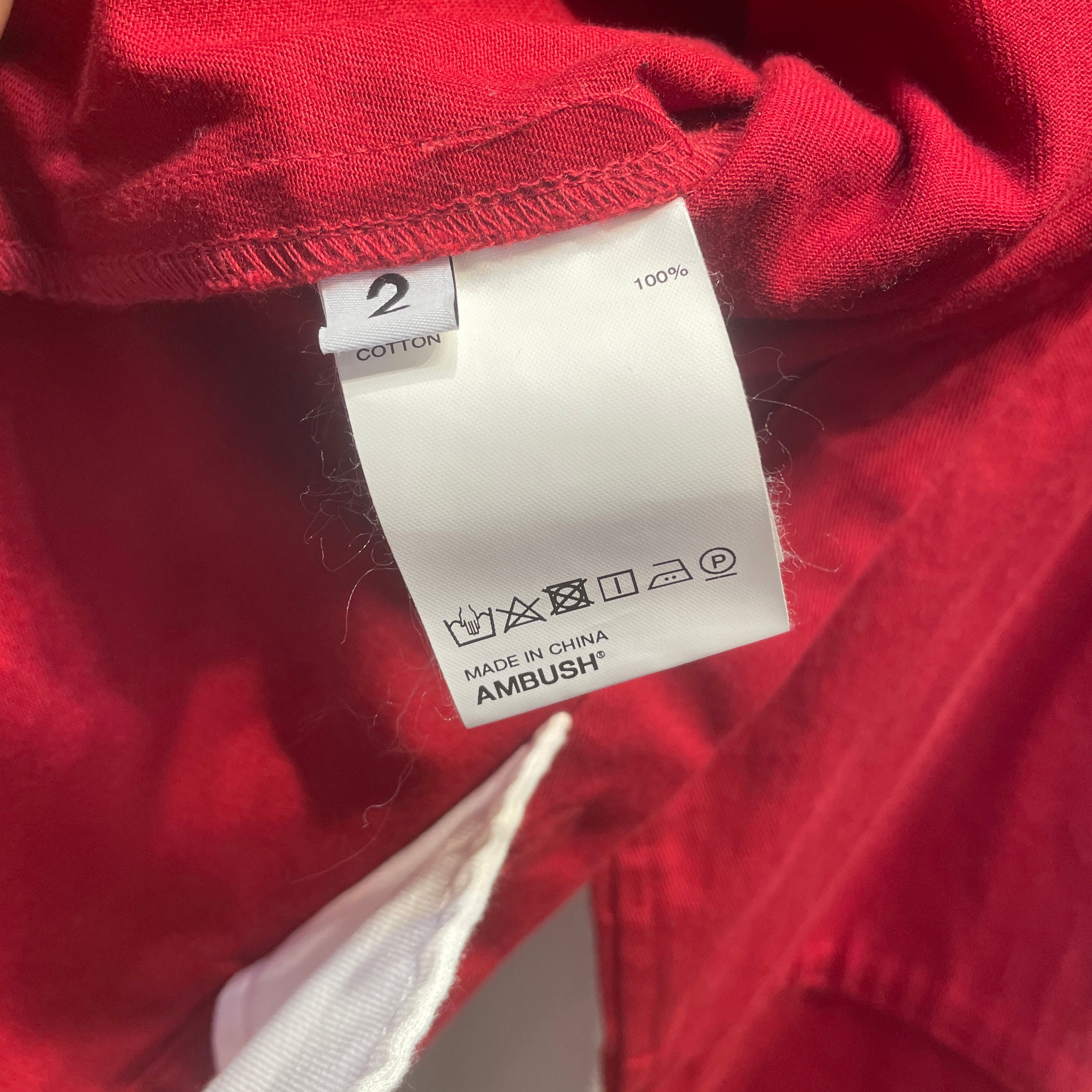 AMBUSH/Jacket/2/Plaid/Cotton/RED/ view 4