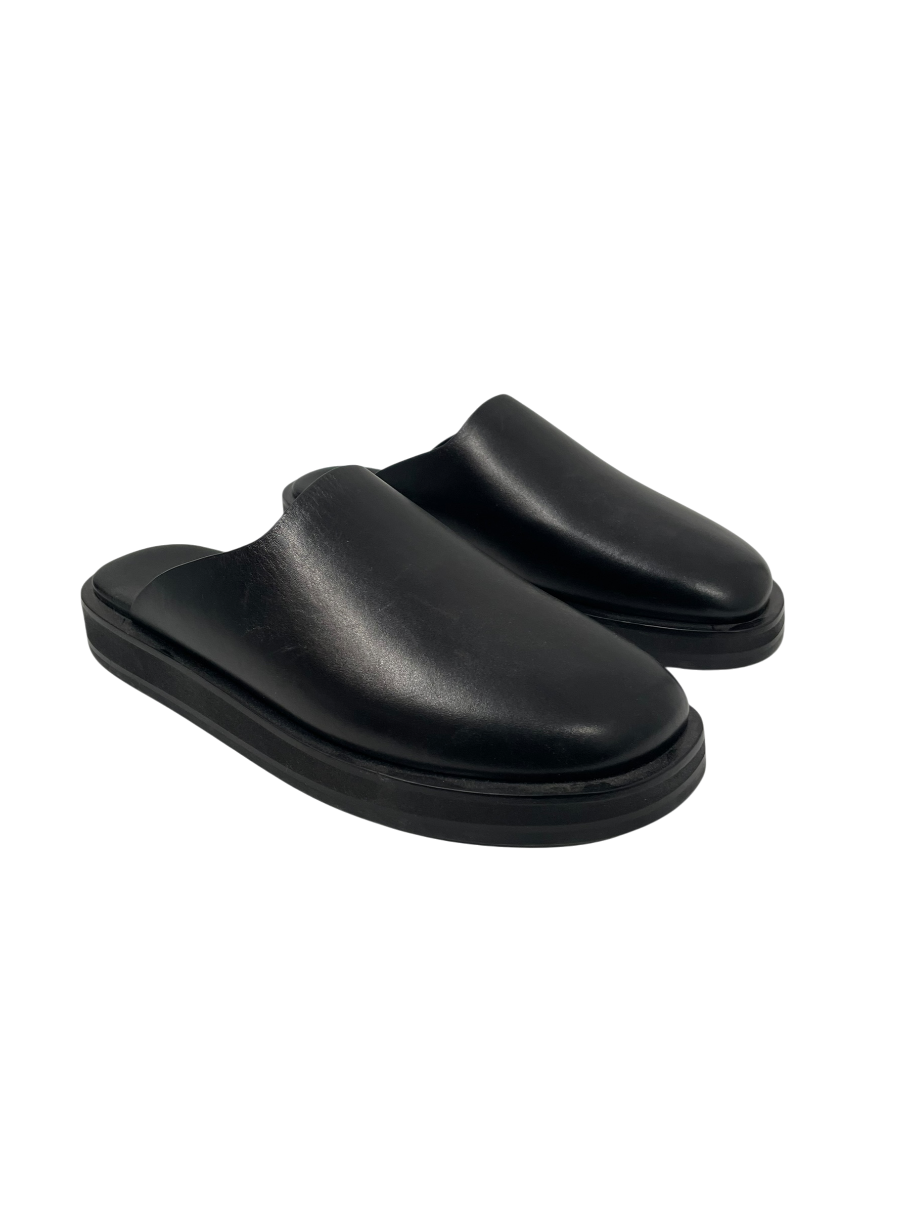 THE ROW/Shoes/US 9.5/Leather/BLK/ view 1