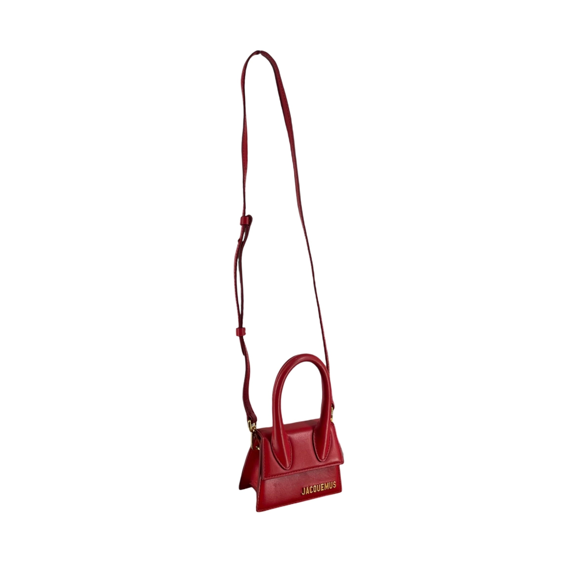 JACQUEMUS/Bag/Leather/RED/RED LE CHIQUITO BAG view 4