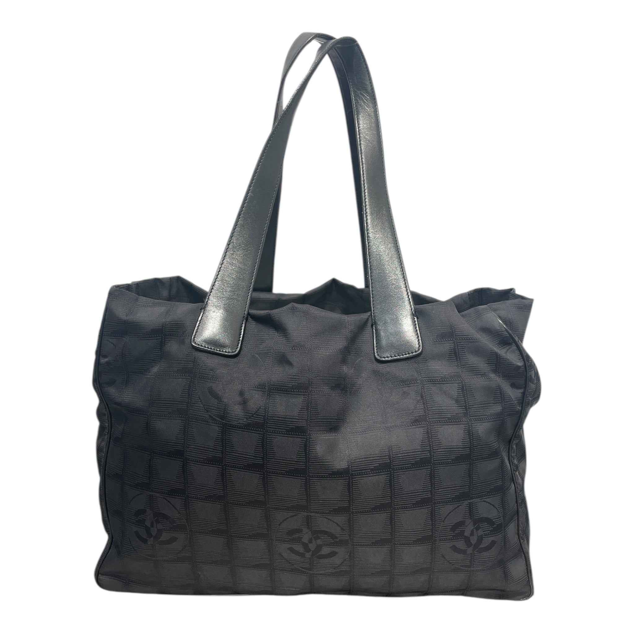 CHANEL/Hand Bag/Black/All Over Print/ view 1