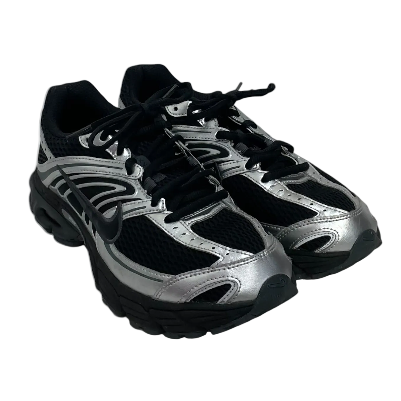 NIKE/Low-Sneakers/US 9/Border/Cotton/BLK/Air Max Moto 2K, MetallicSlvr view 1