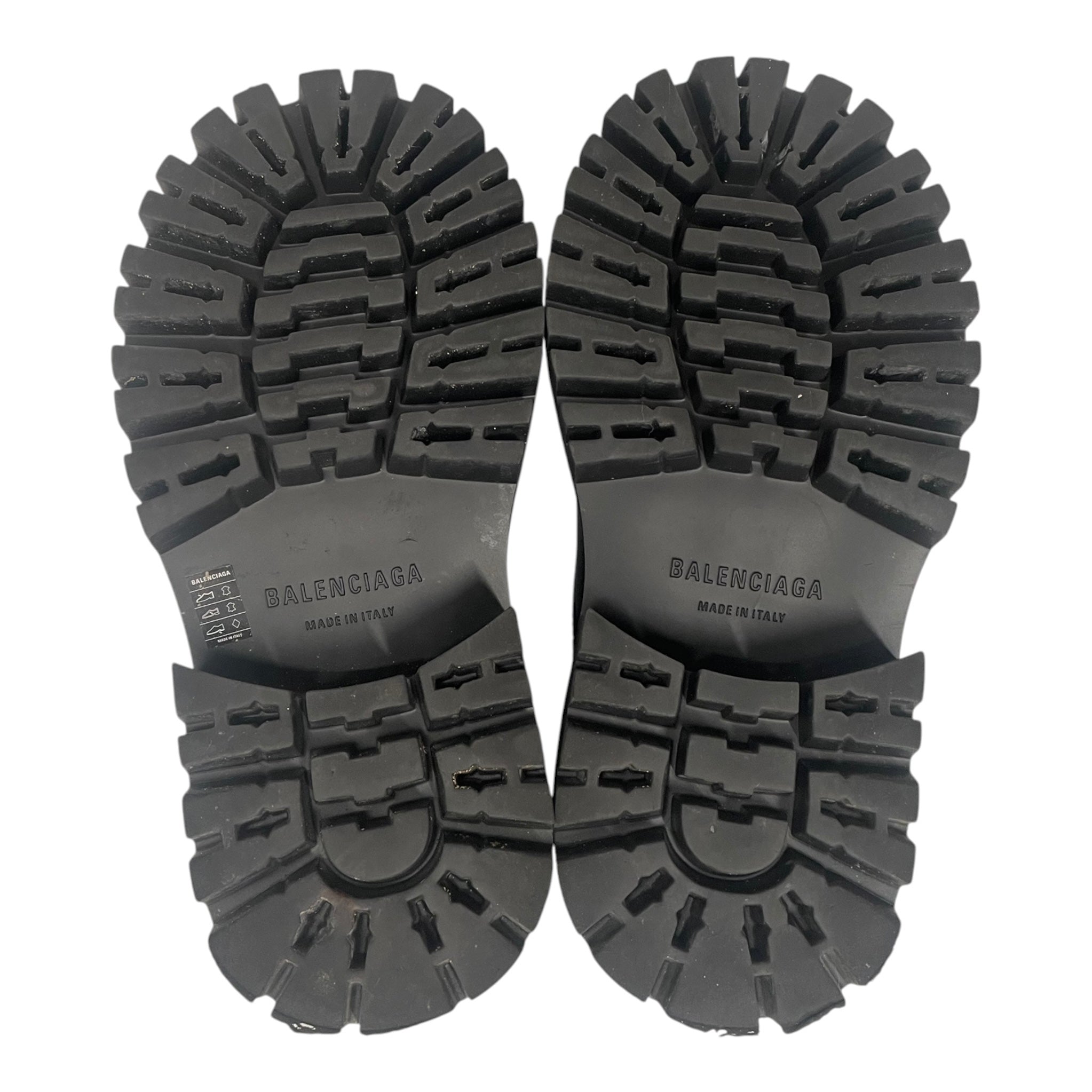 BALENCIAGA/Dress Shoes/EU 42/Leather/BLK/Stomper Derbie BB view 3