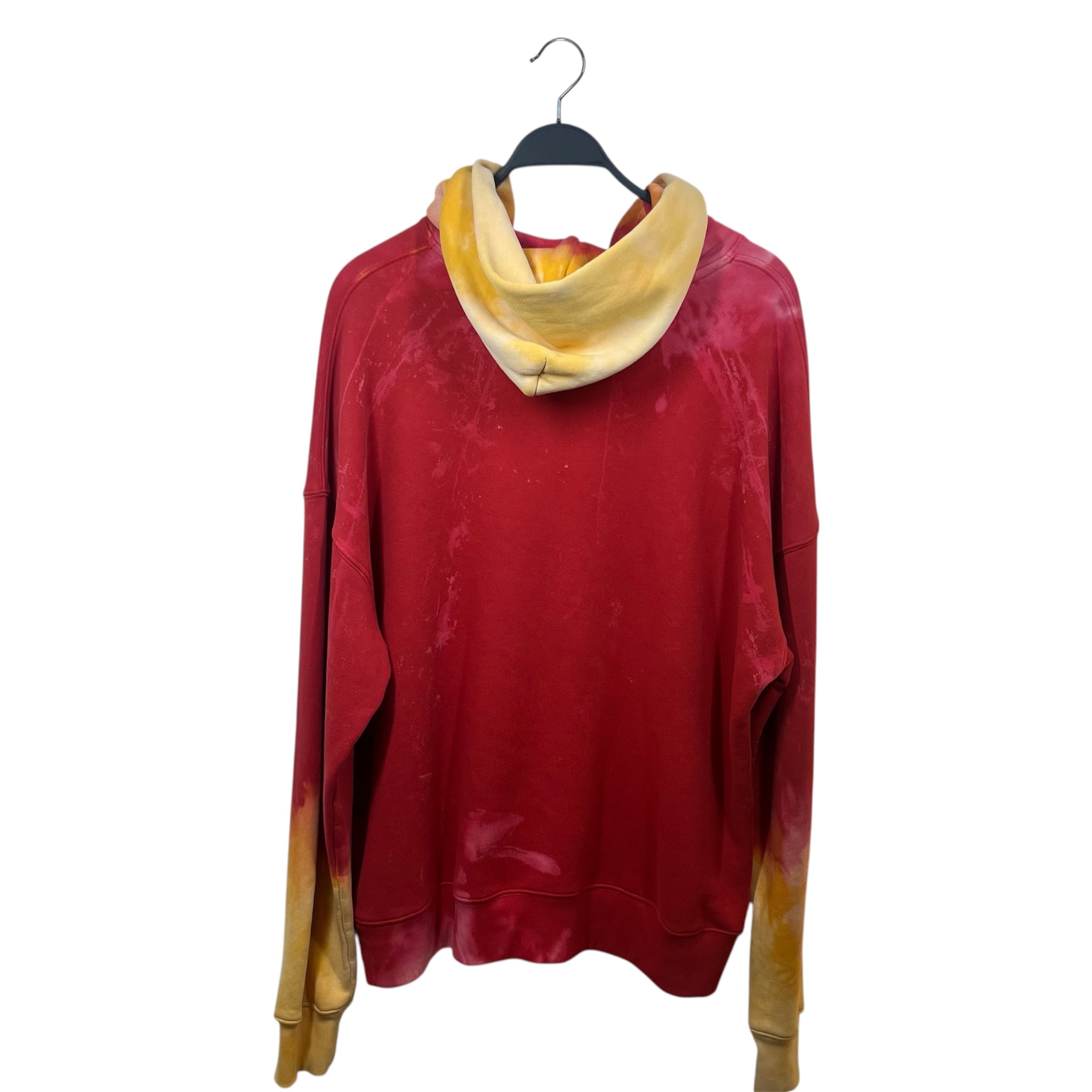 424(FourTwoFour)/Hoodie/XL/All Over Print/Cotton/RED/STAINED DESIGN view 2