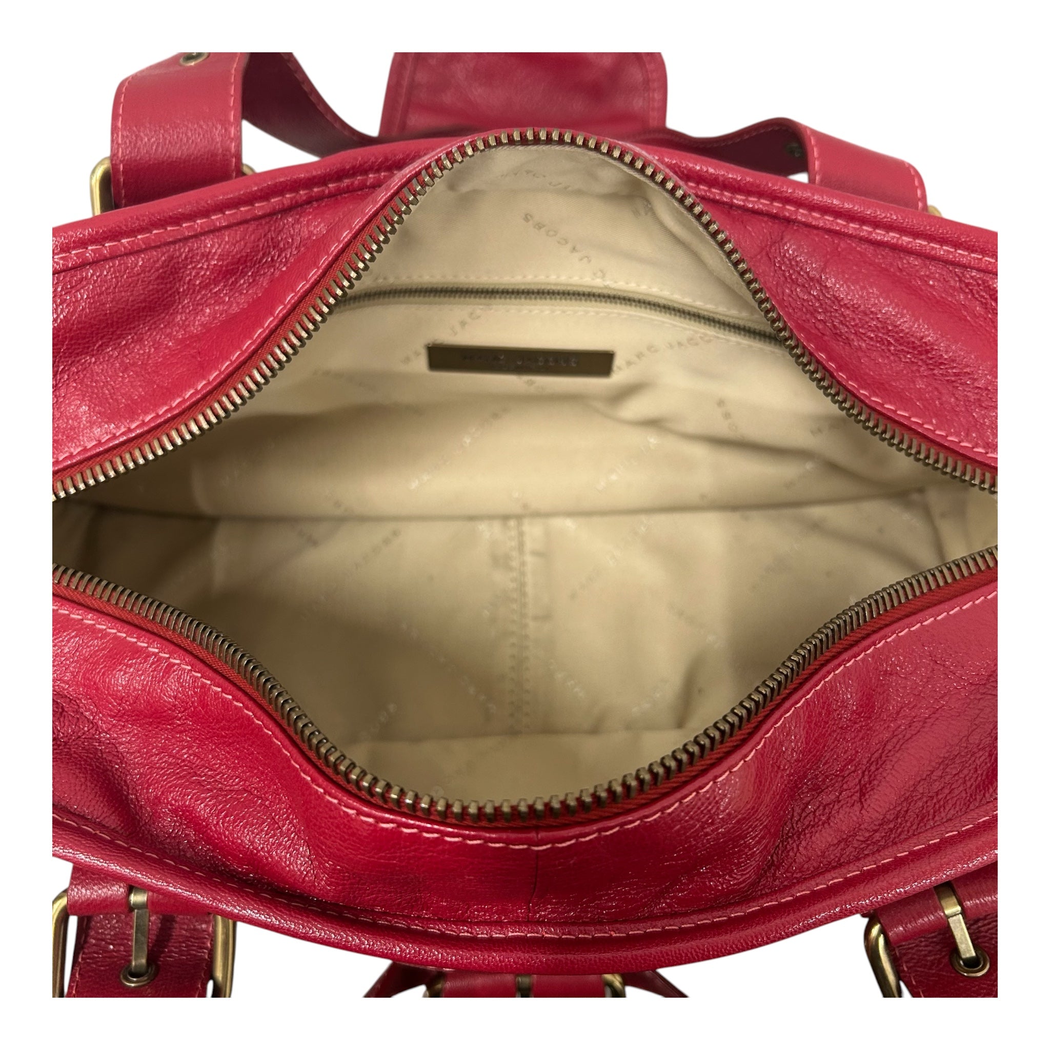 MARC JACOBS/Hand Bag/Leather/RED/Marc Jacobs Adina Bag view 4