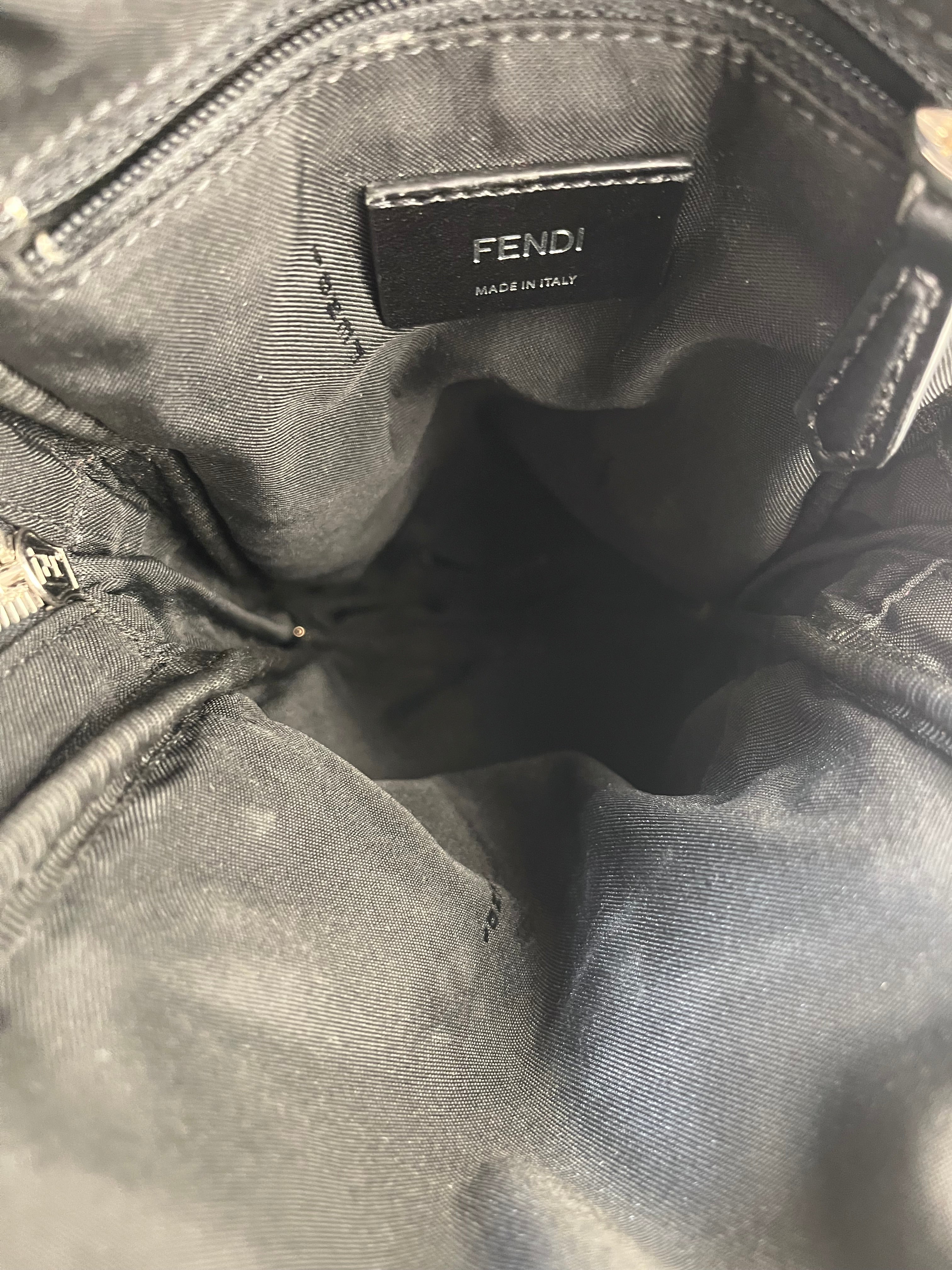 FENDI/Cross Body Bag/Leather/BLK/7VZ033 MONSTER SLING view 6