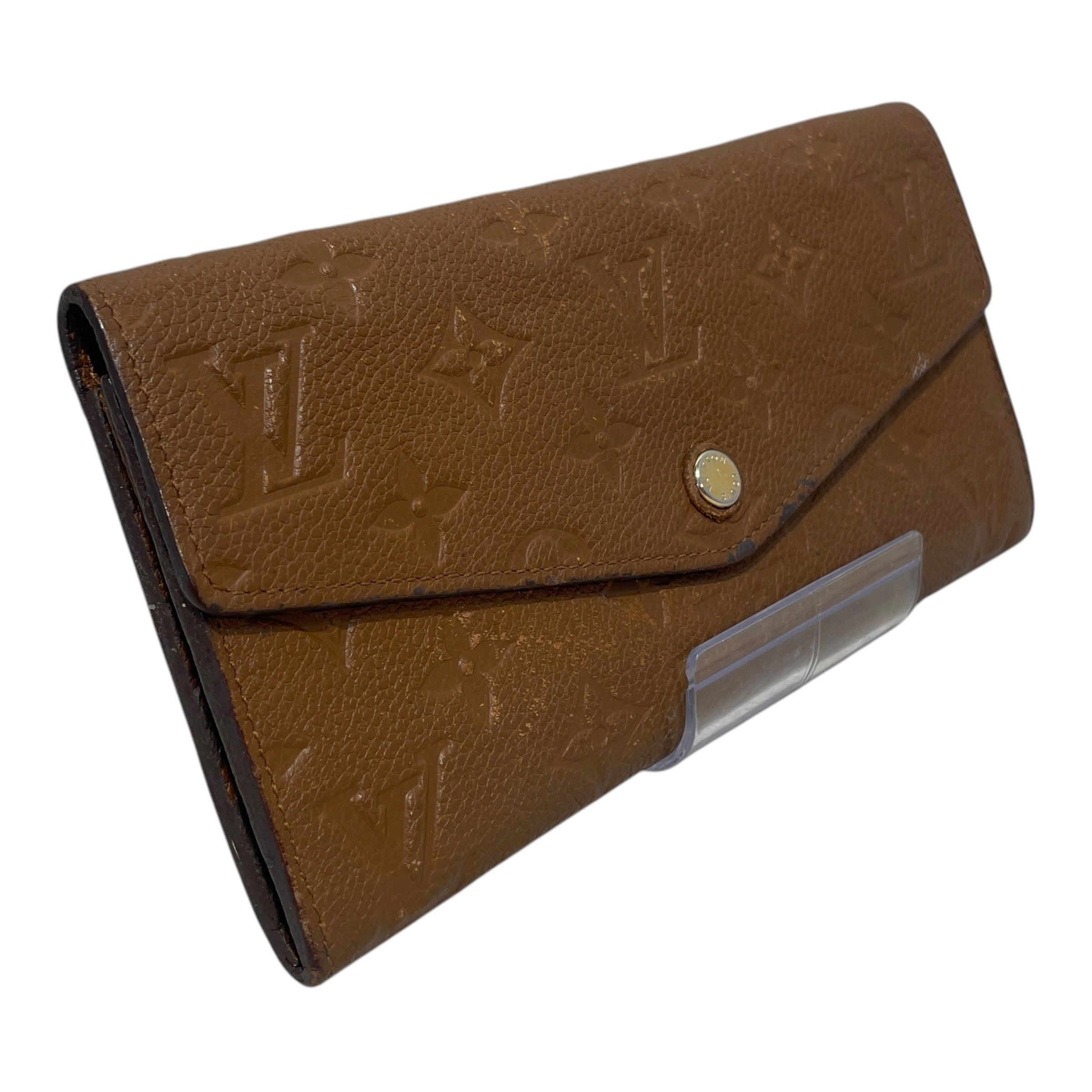 LOUIS VUITTON/Long Wallet/Monogram/Leather/BRW/L's/Mastic Empreinte Wallet view 1