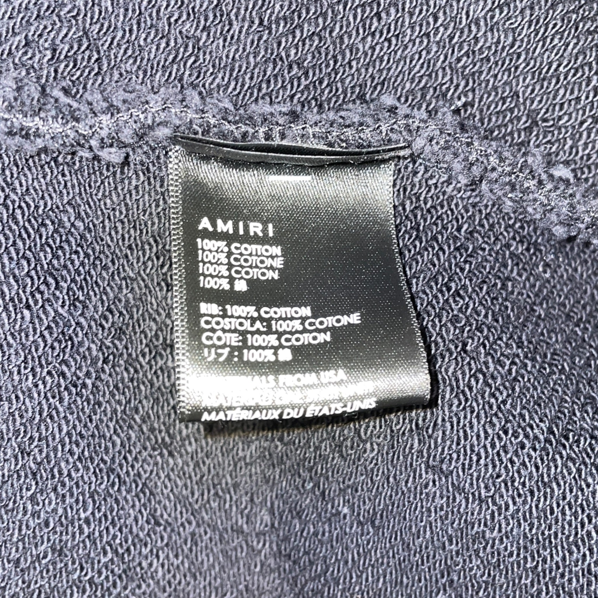 AMIRI/Sweater/S/Cotton/BLK/AMIRI BLK SWEATER view 3